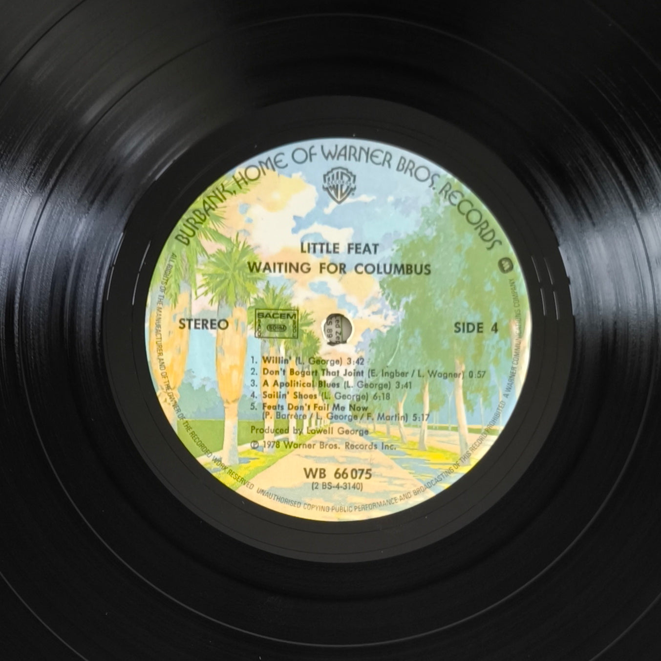 LITTLE FEAT - Waiting For Columbus
