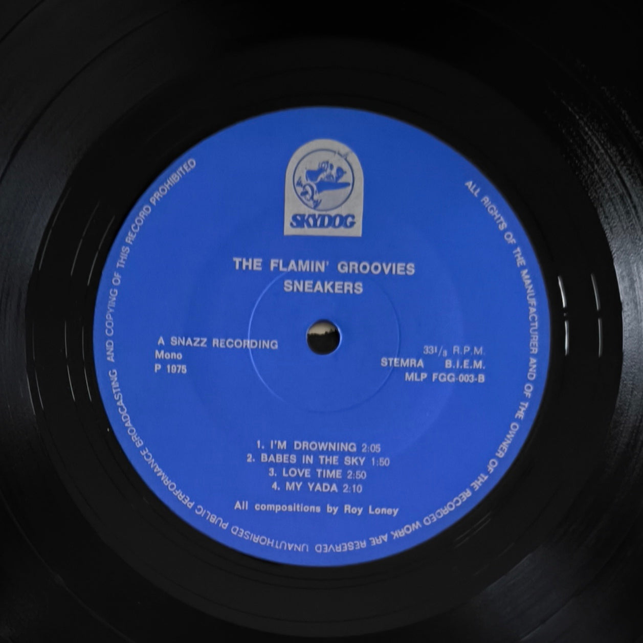 FLAMIN' GROOVIES - Sneakers (format vinyle 10'')