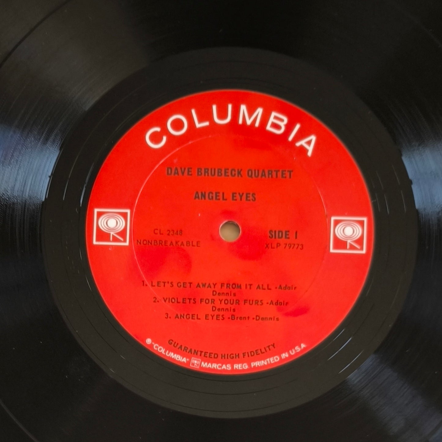 THE DAVE BRUBECK QUARTET - Angel Eyes (pressage US)