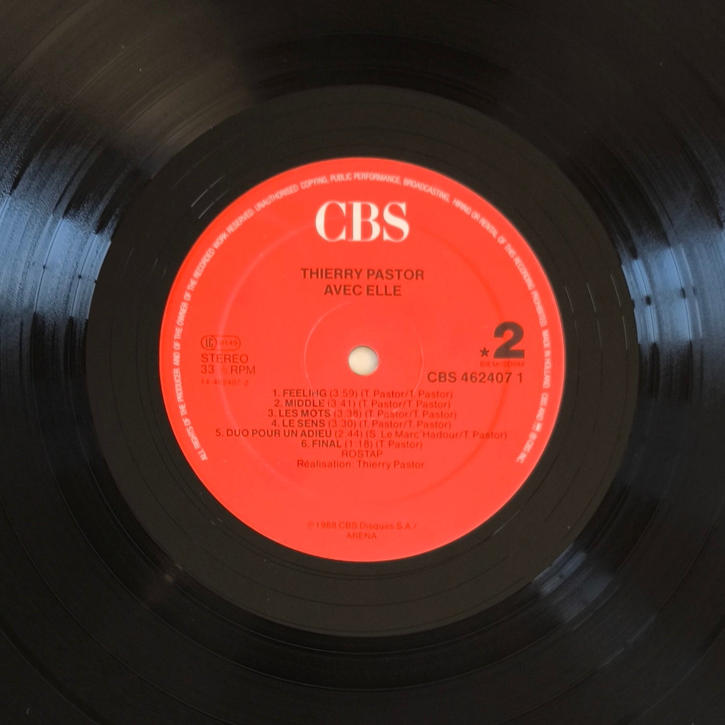 THIERRY PASTOR - Avec Elle