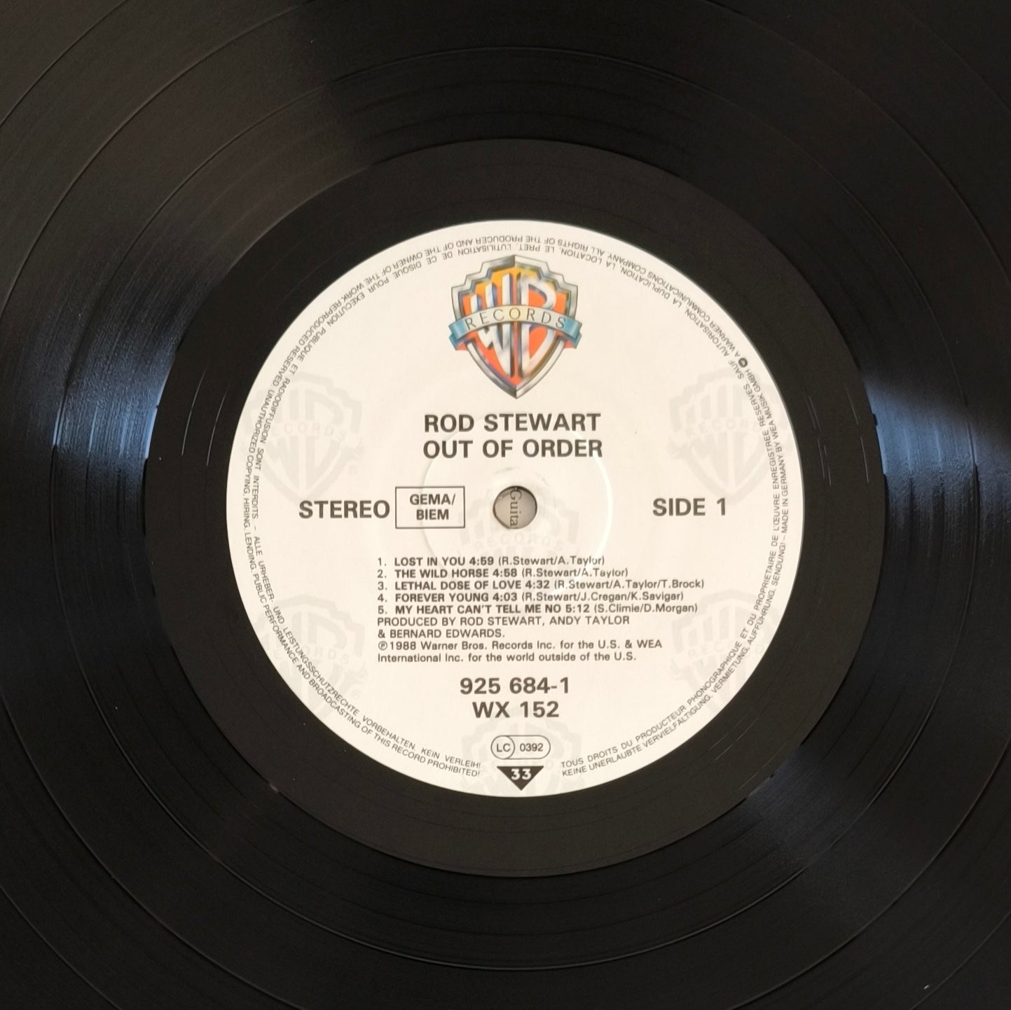 ROD STEWART - Out Of Order