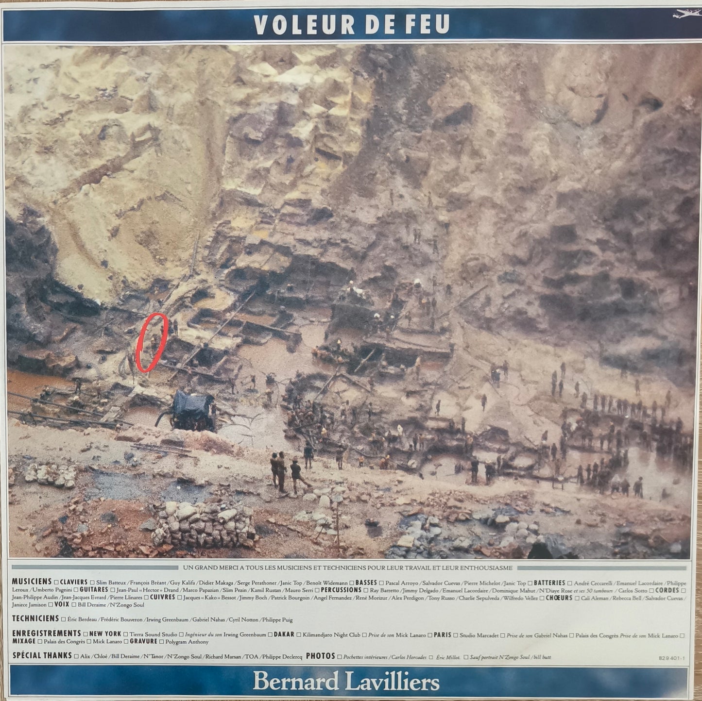BERNARD LAVILLIERS - Voleur De Feu