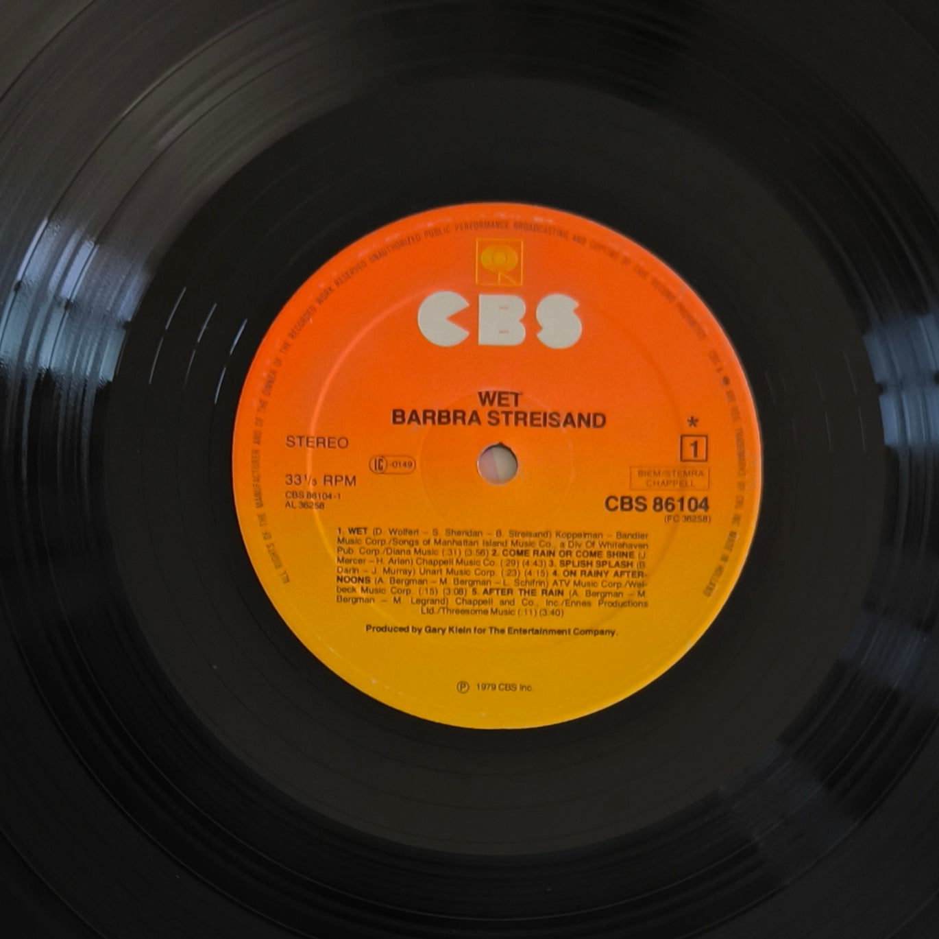 BARBRA STREISAND - Wet