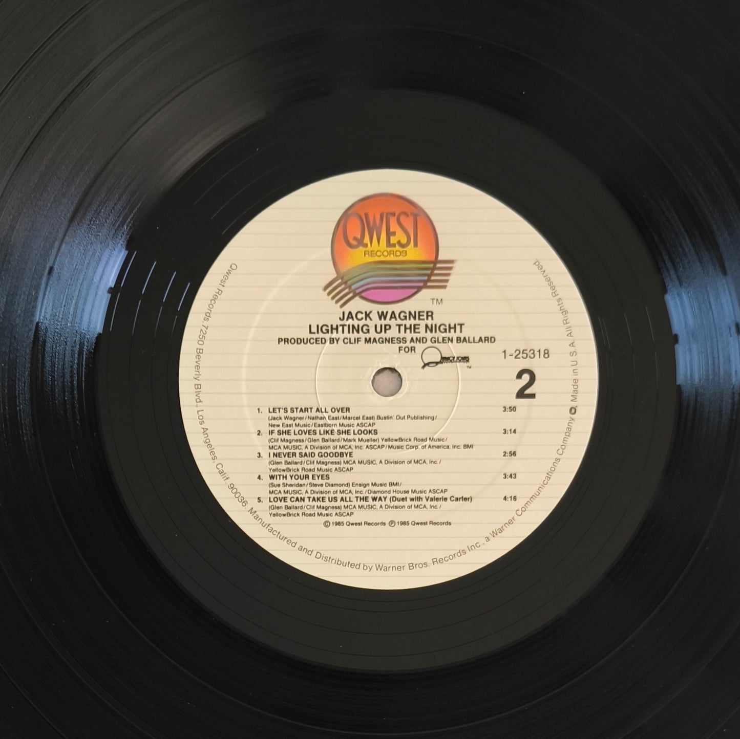JACK WAGNER - Lighting Up The Night