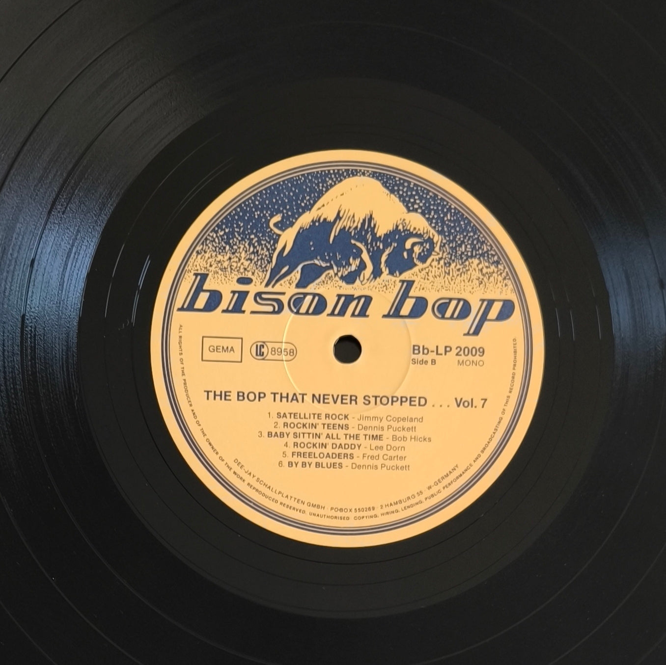 BISON BOP : The Bop That Never Stopped - For A Real Rockin' Cat Volume 7