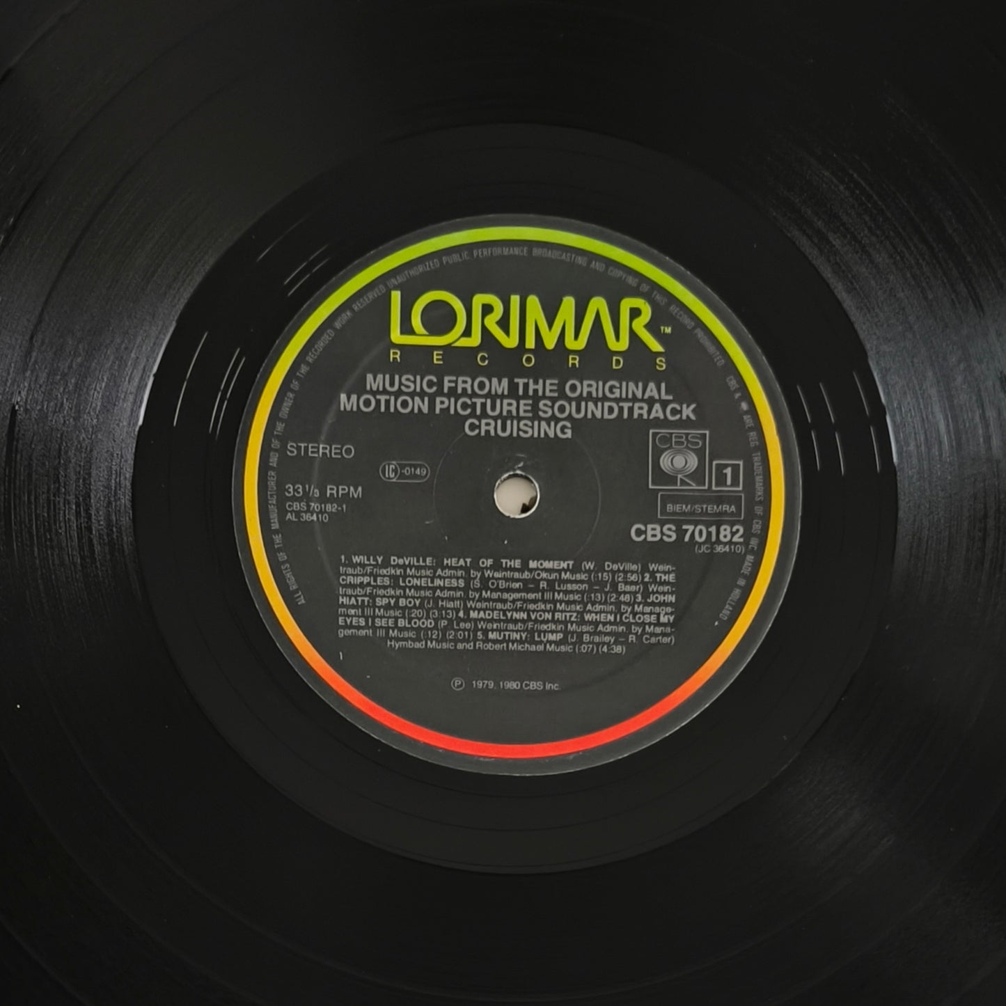CRUISING - Music From The Original Motion Picture Soundtrack