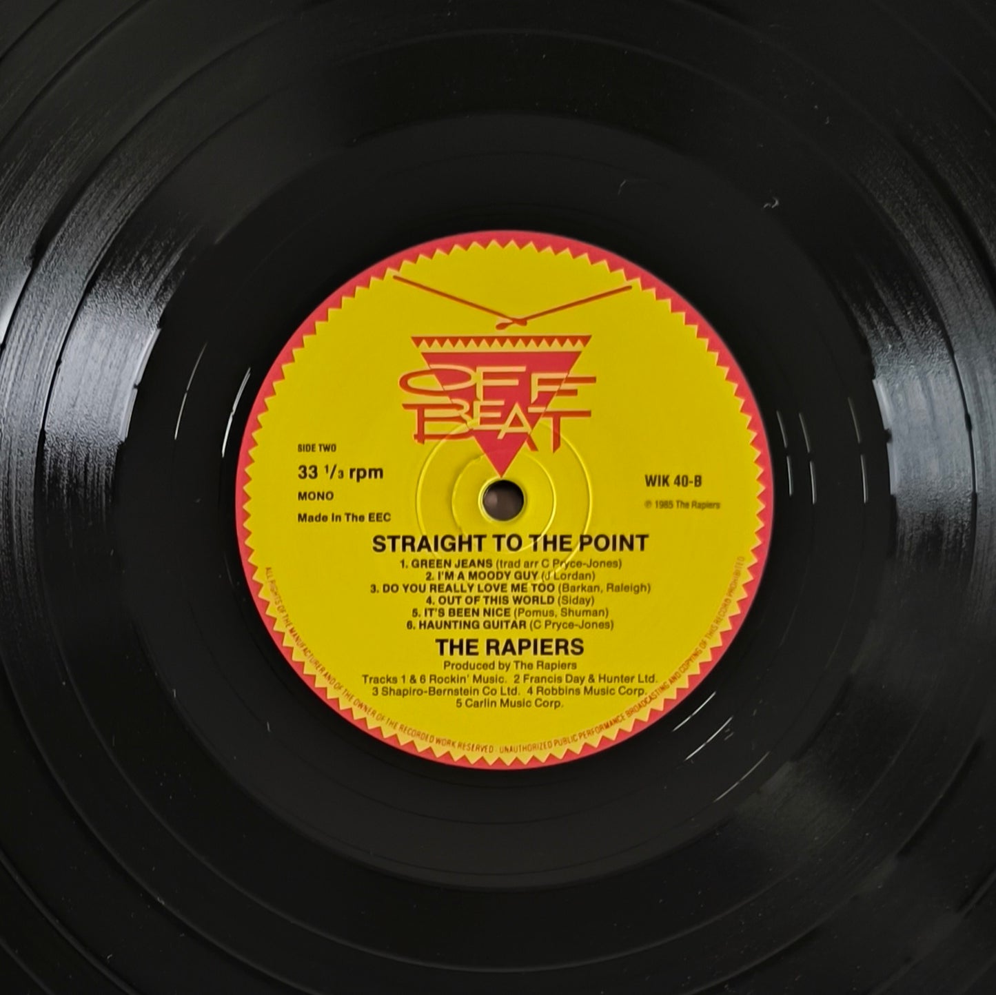 THE RAPIERS - Straight To The Point