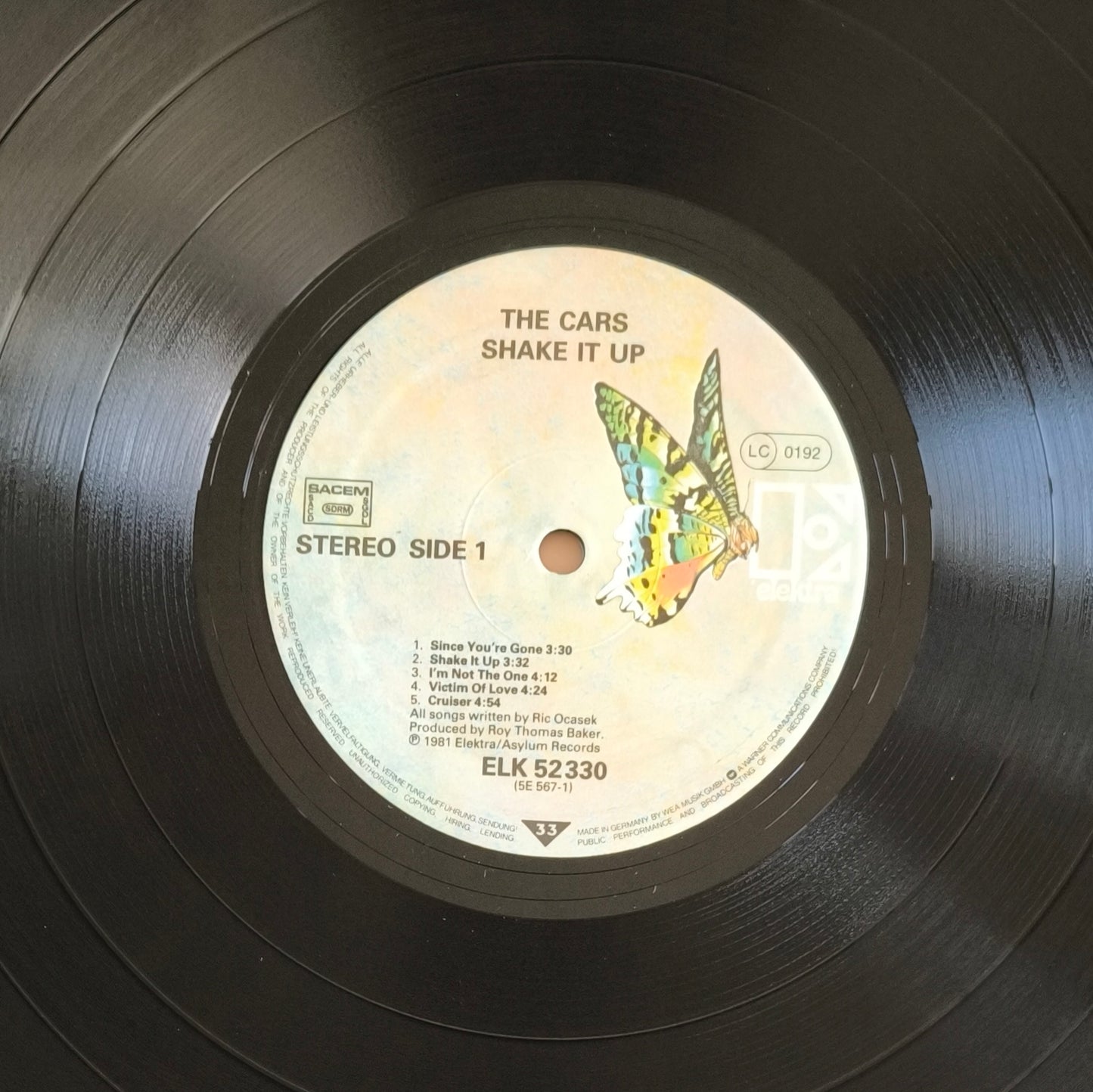 THE CARS - Shake It Up