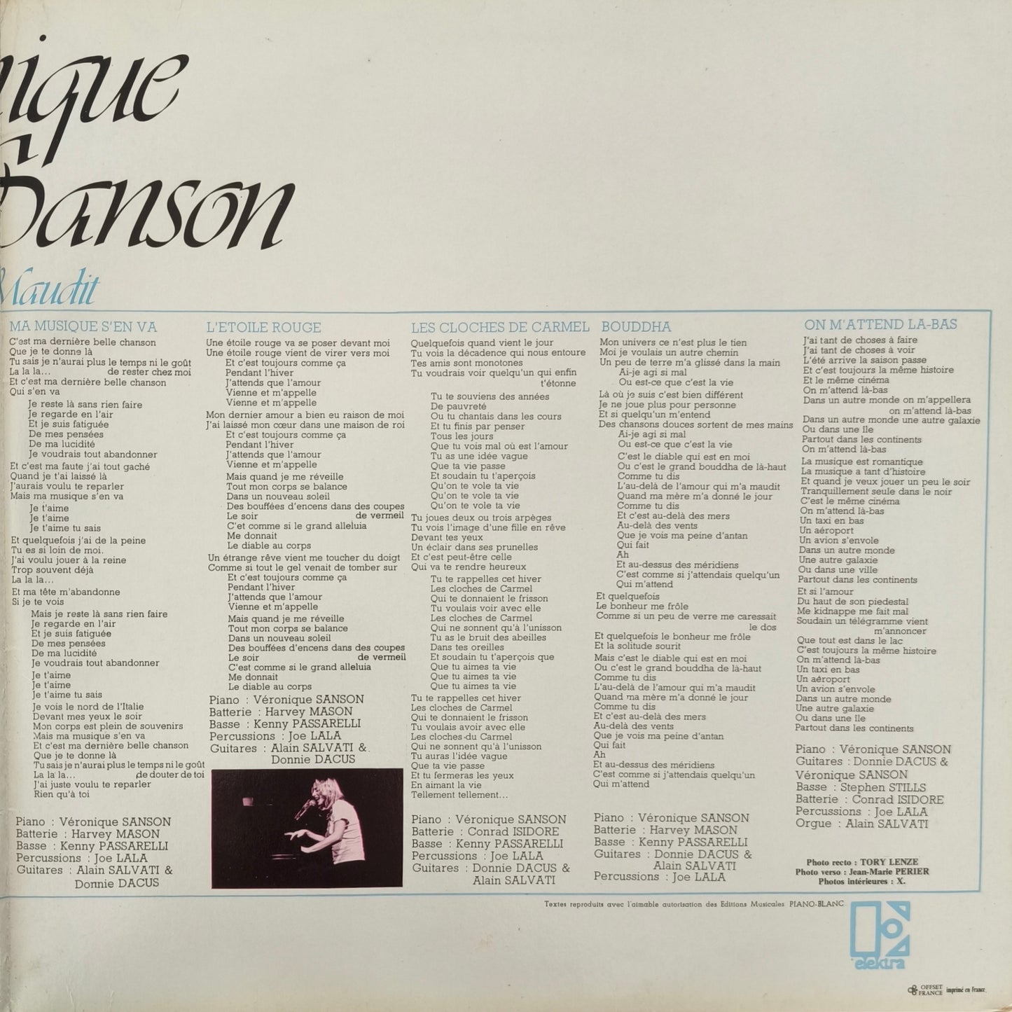 VERONIQUE SANSON - Le Maudit