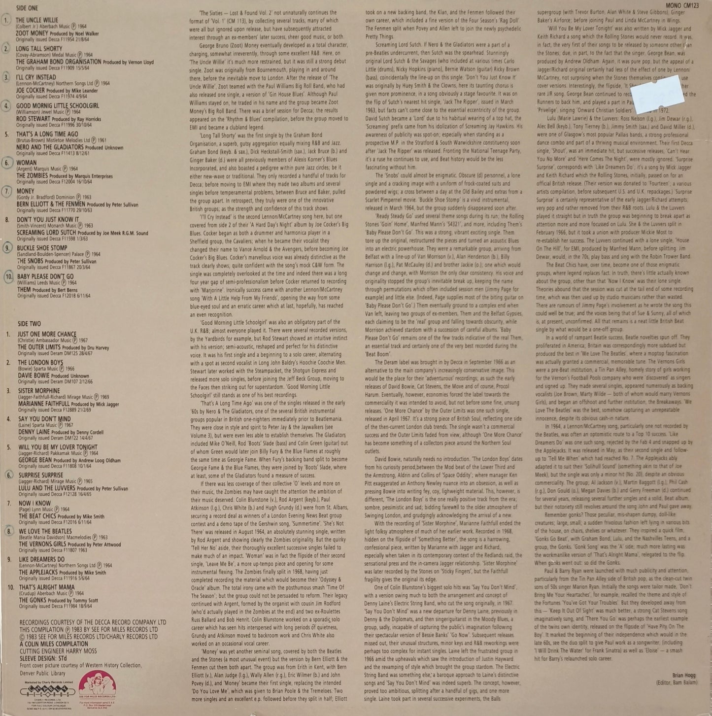 SIXTIES LOST AND FOUND - Volume 2