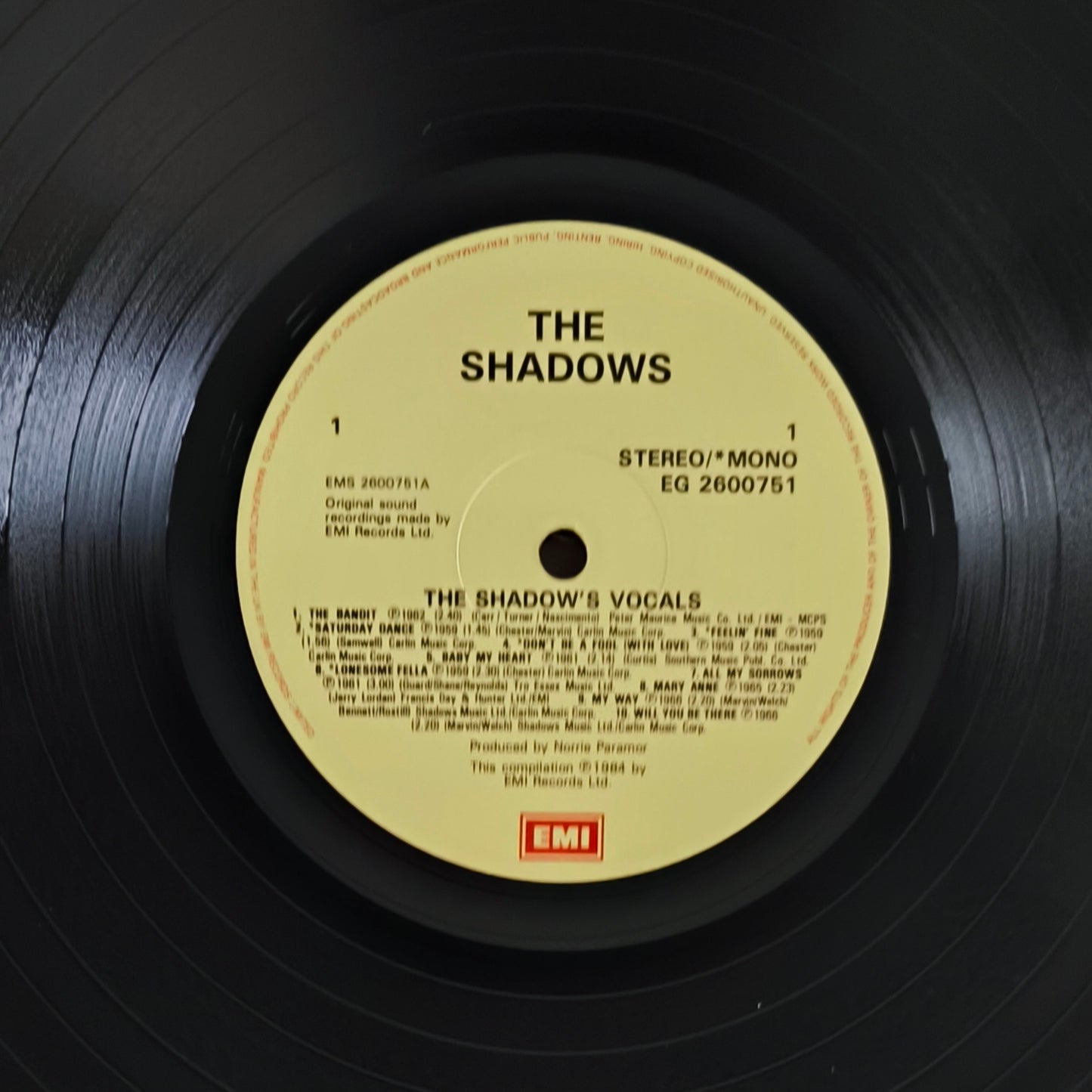 THE SHADOWS - The Shadows Vocals