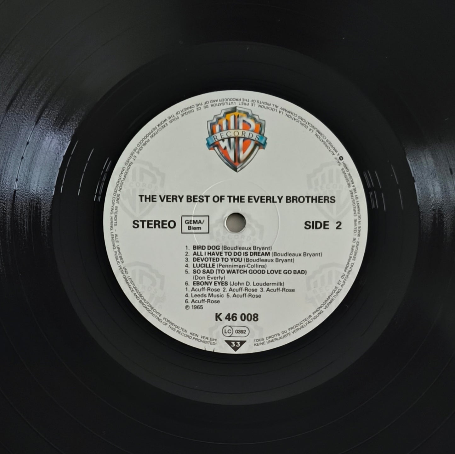 THE EVERLY BROTHERS - The Very Best Of The Everly Brothers