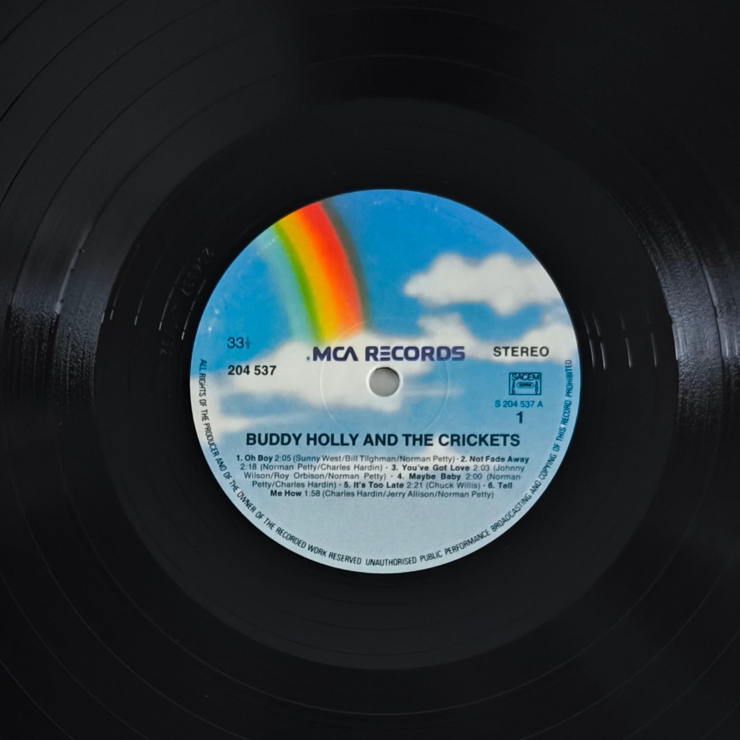BUDDY HOLLY & THE CRICKETS - The "Chirping" Crickets