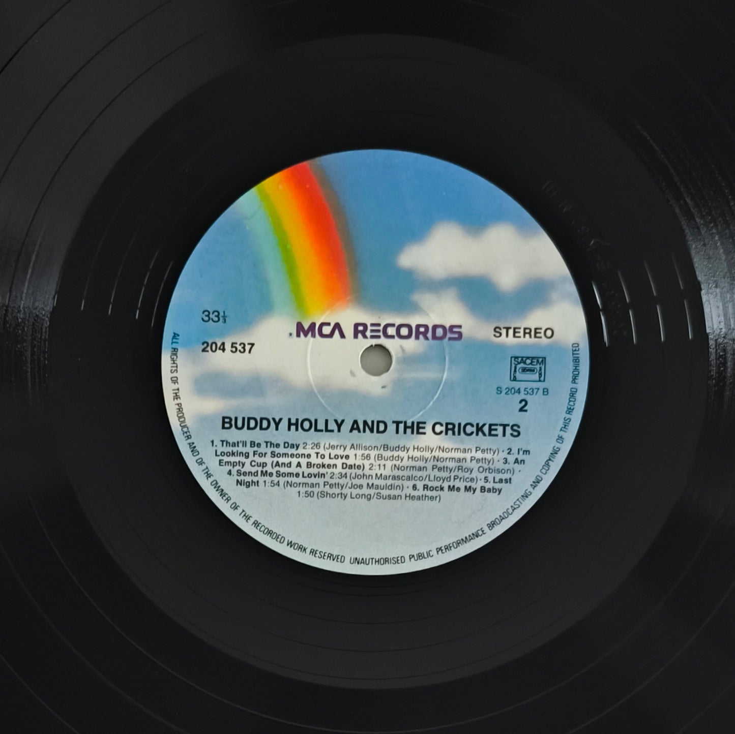 BUDDY HOLLY & THE CRICKETS - The "Chirping" Crickets