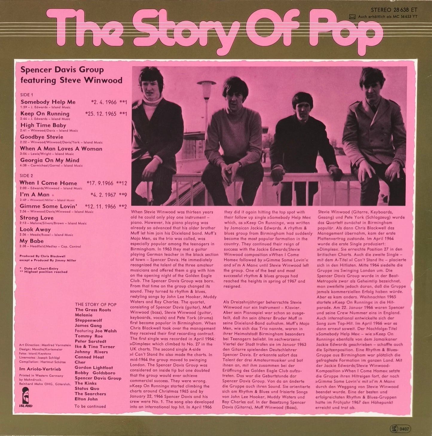 THE SPENCER DAVIS GROUP - The Story Of Pop