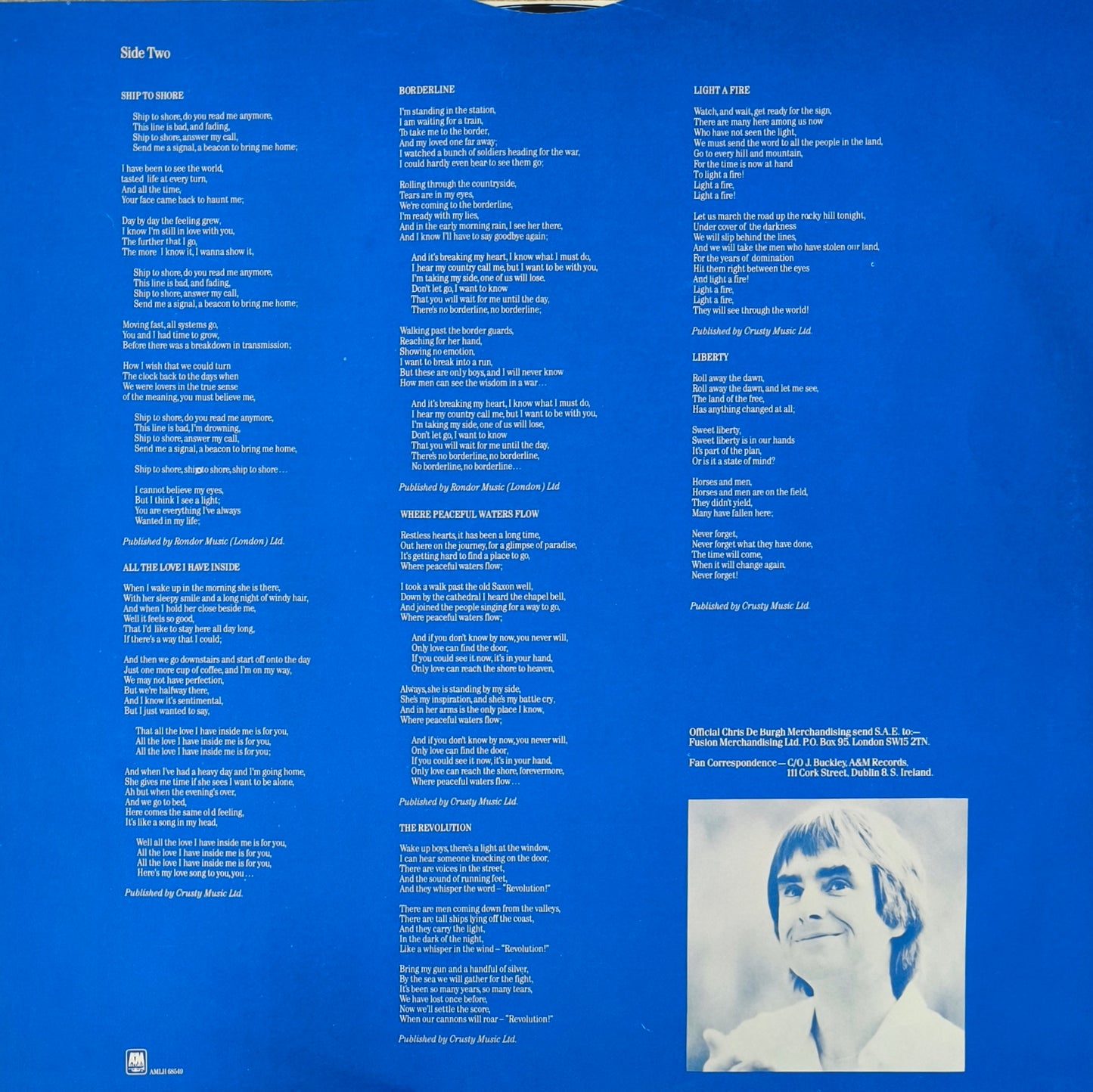 CHRIS DE BURGH - The Gataway