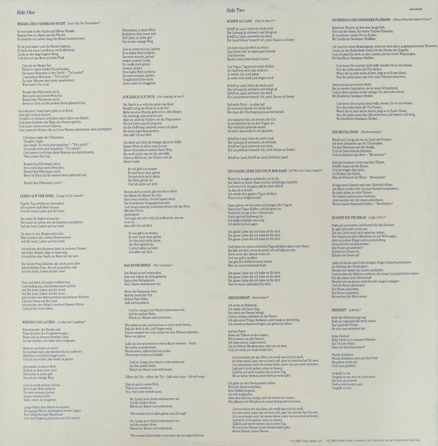 CHRIS DE BURGH - The Gataway
