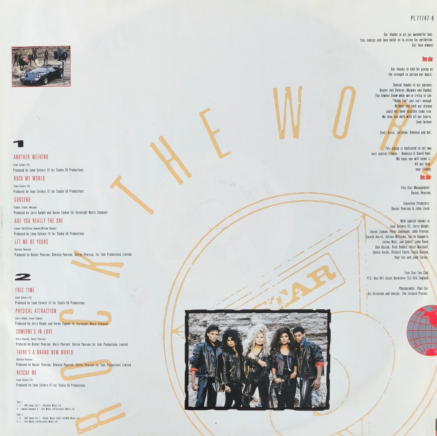 FIVE STAR - Rock The World
