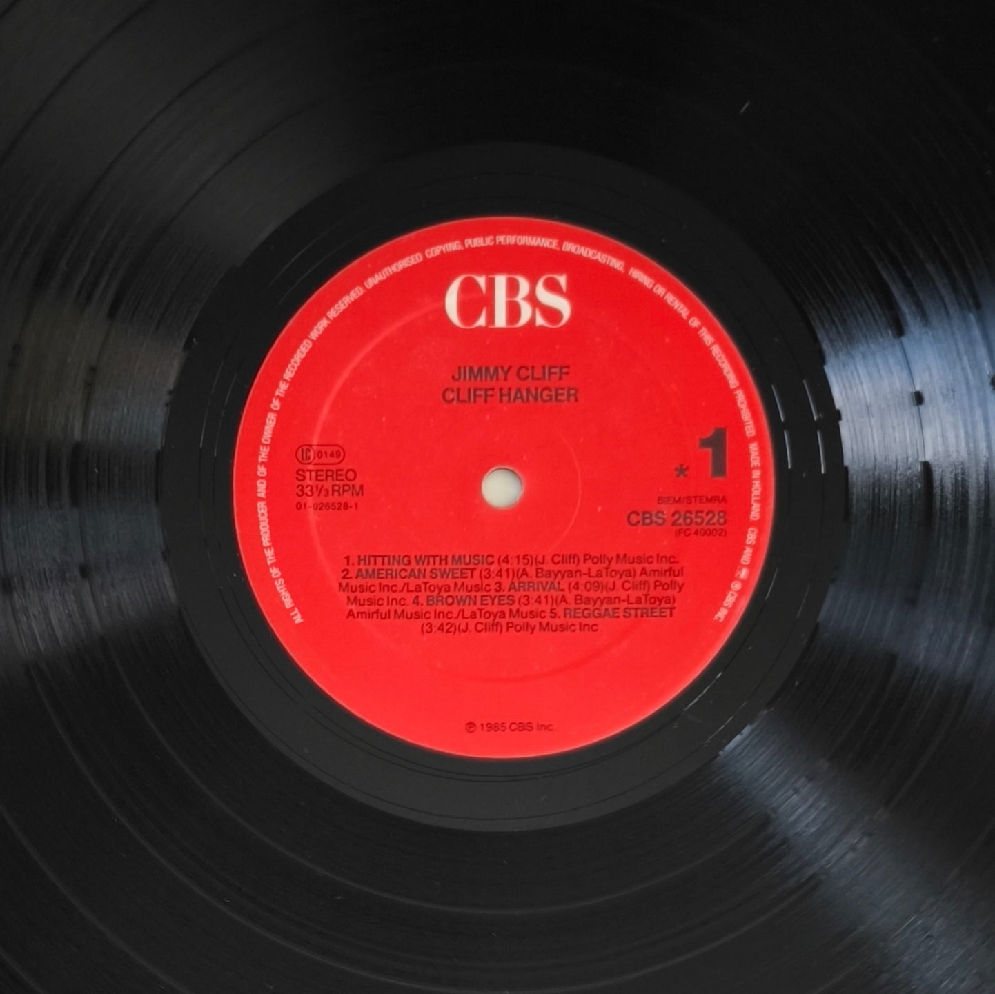 JIMMY CLIFF - Cliff Hanger