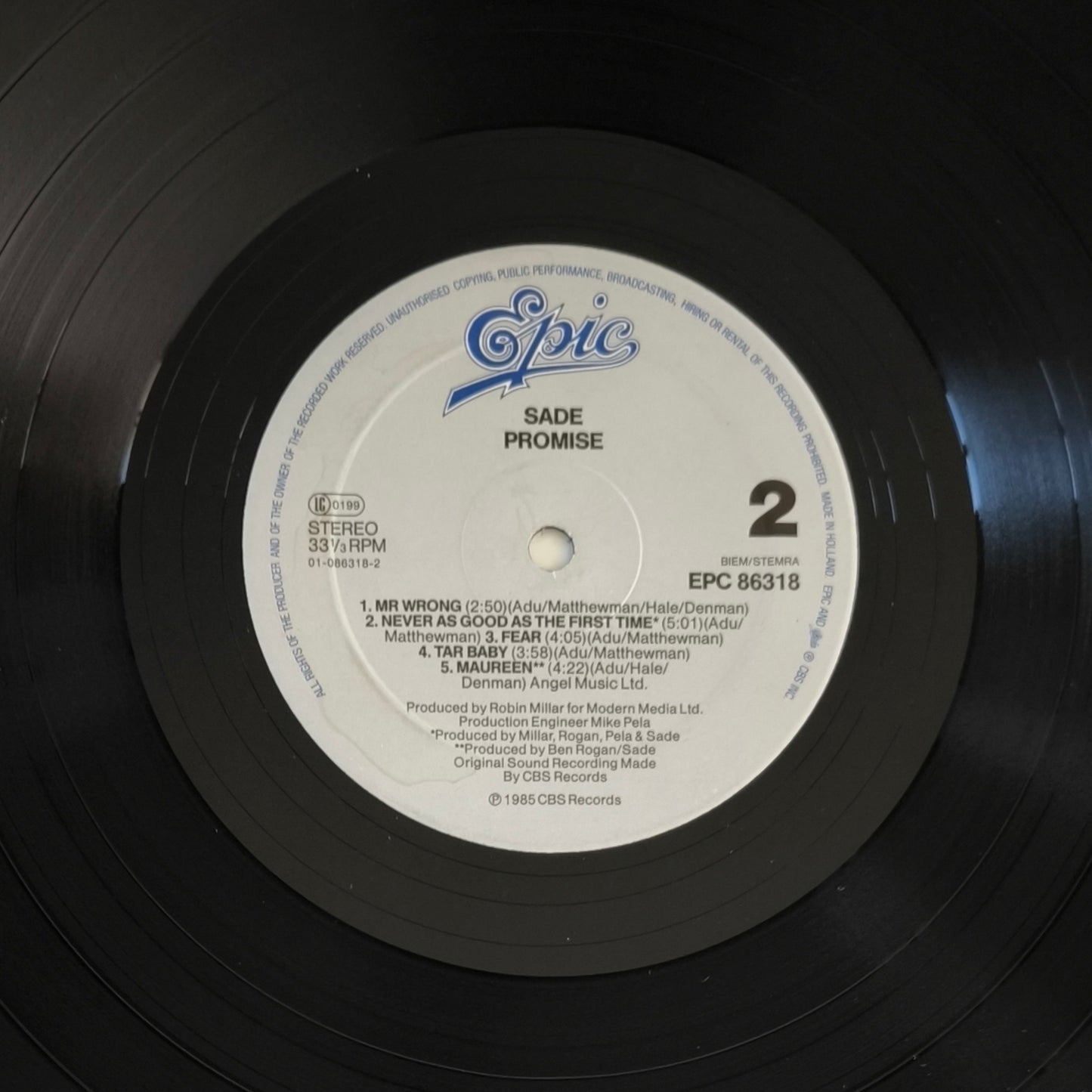 SADE - Promise