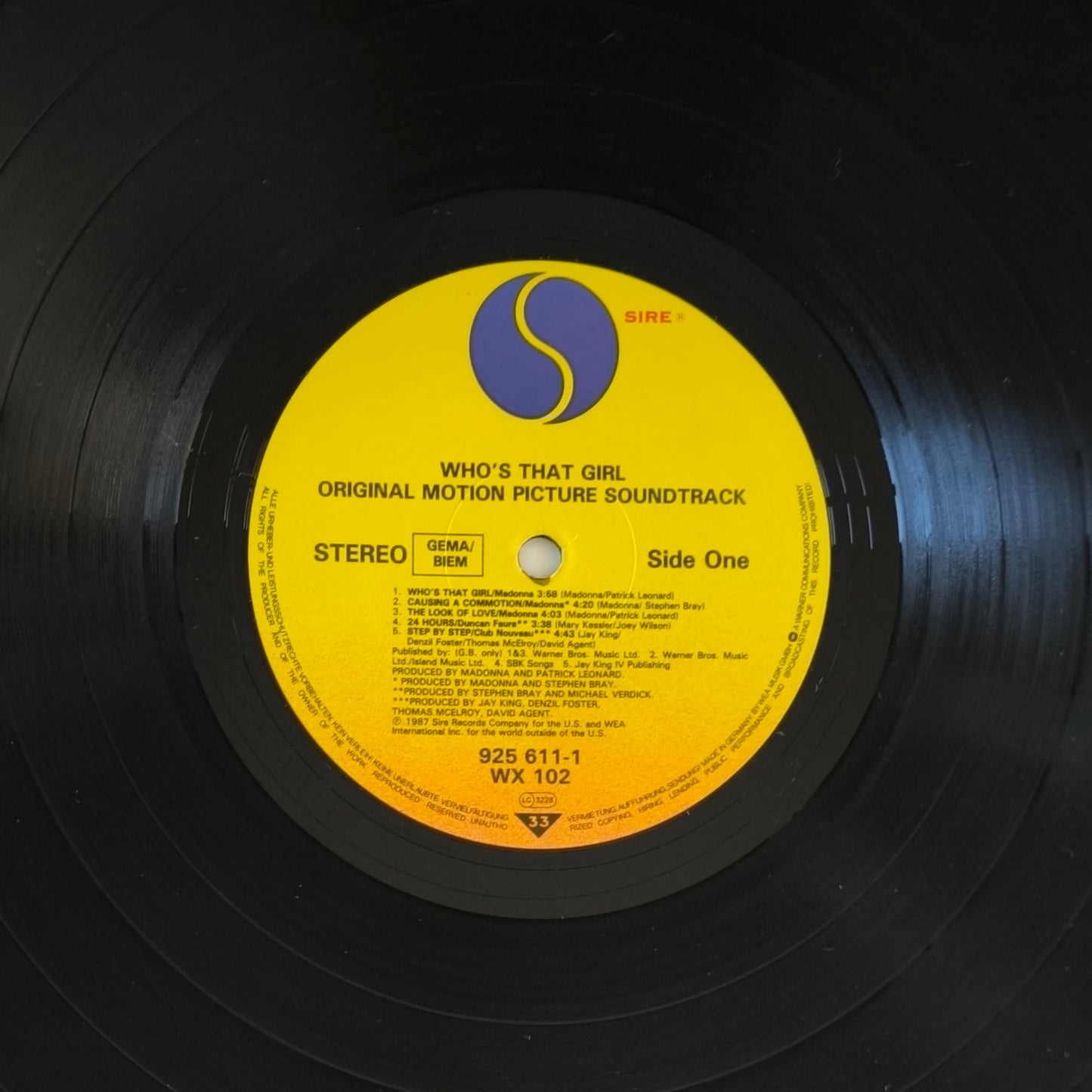 MADONNA - Who's That Girl (Original Motion Picture Soundtrack)