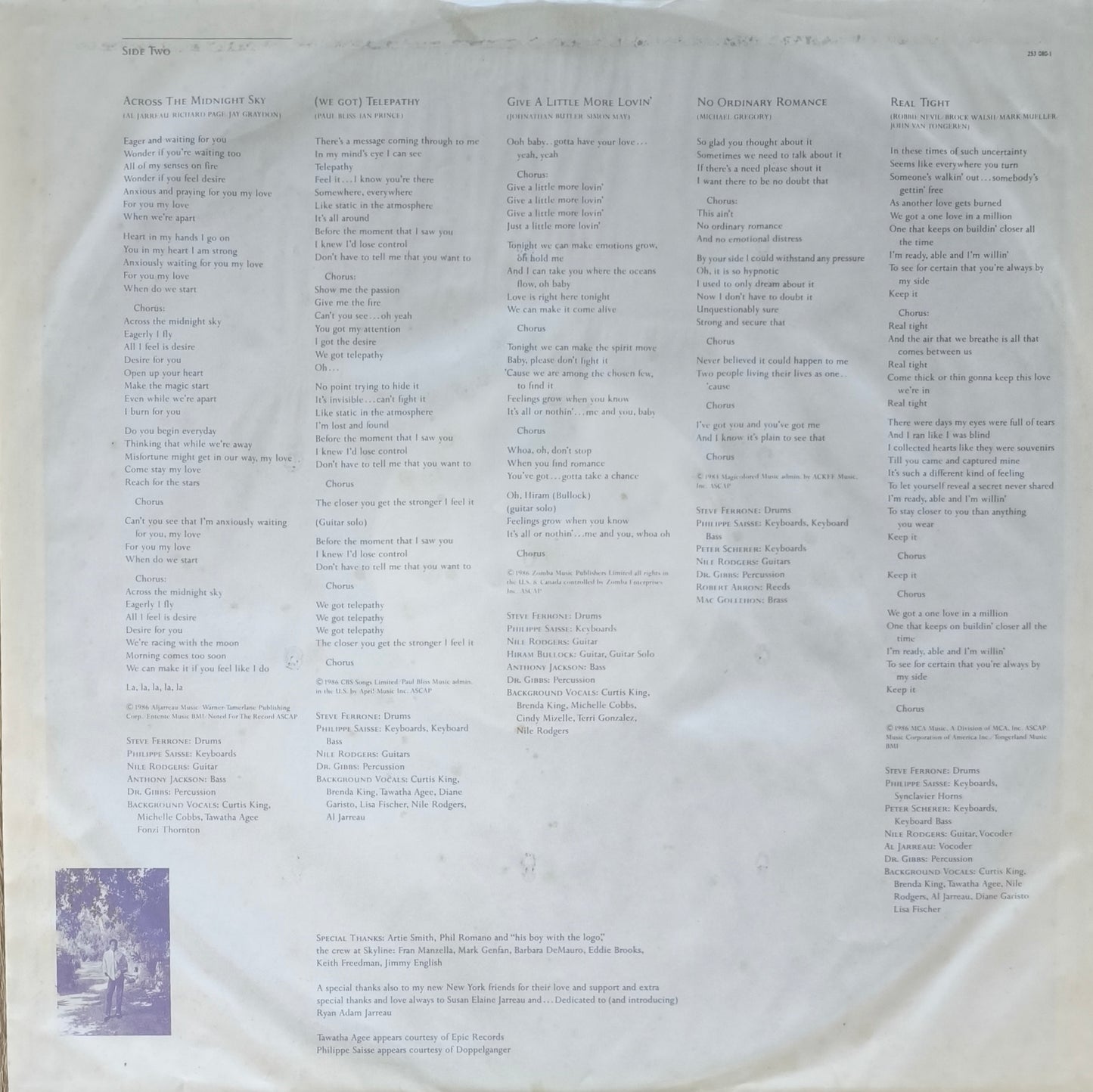 AL JARREAU - L Is For Lover