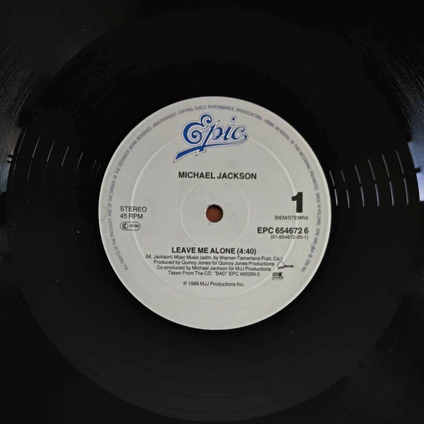 MICHAEL JACKSON - Leave Me Alone