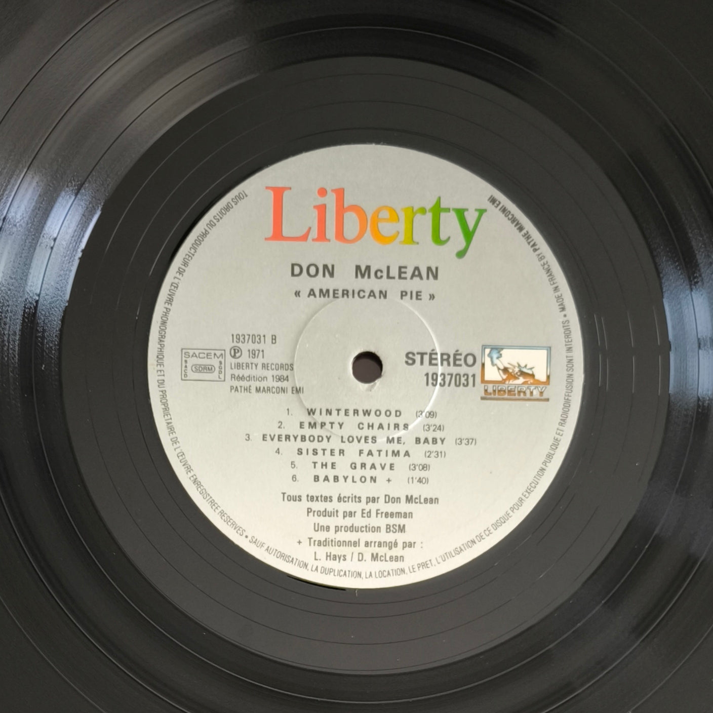 DON McLEAN - American Pie