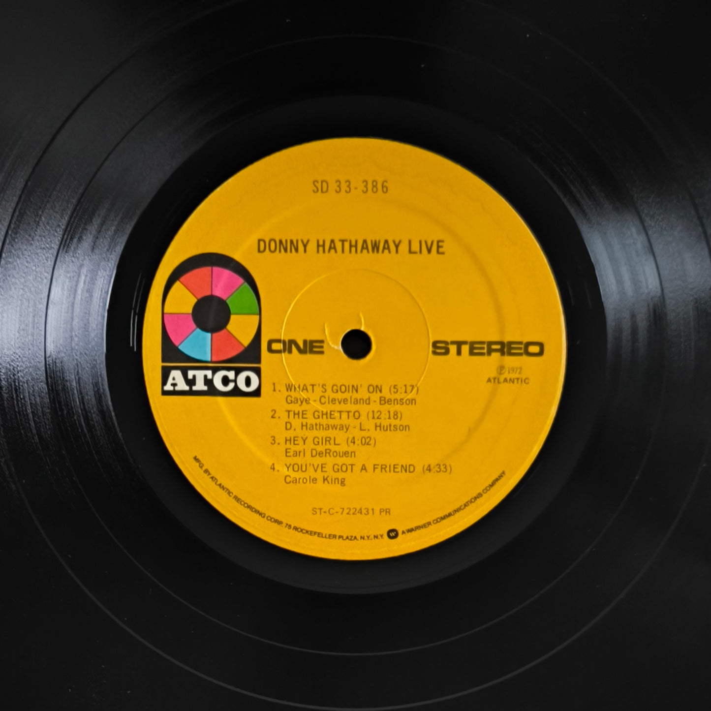 DONNY HATHAWAY - Live (pressage US)