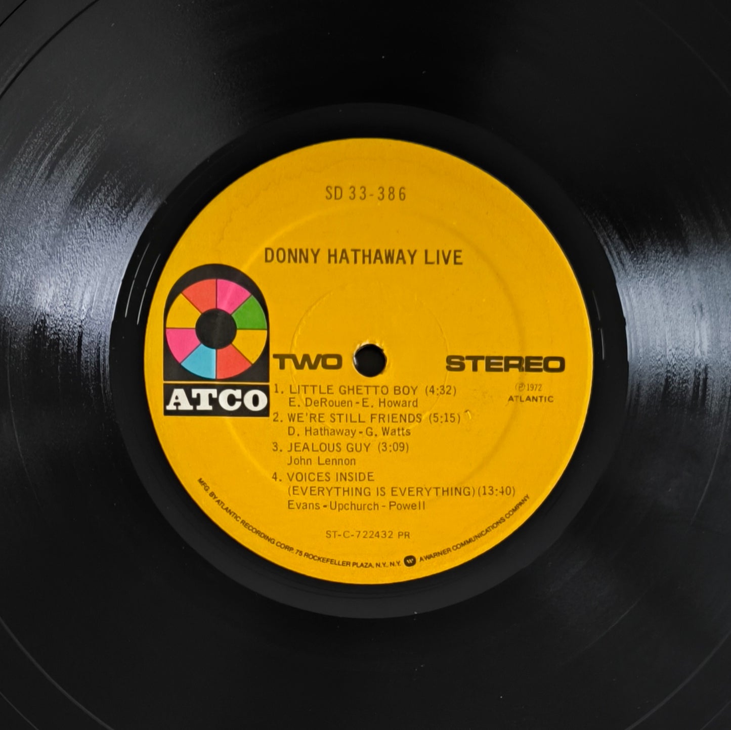 DONNY HATHAWAY - Live (pressage US)