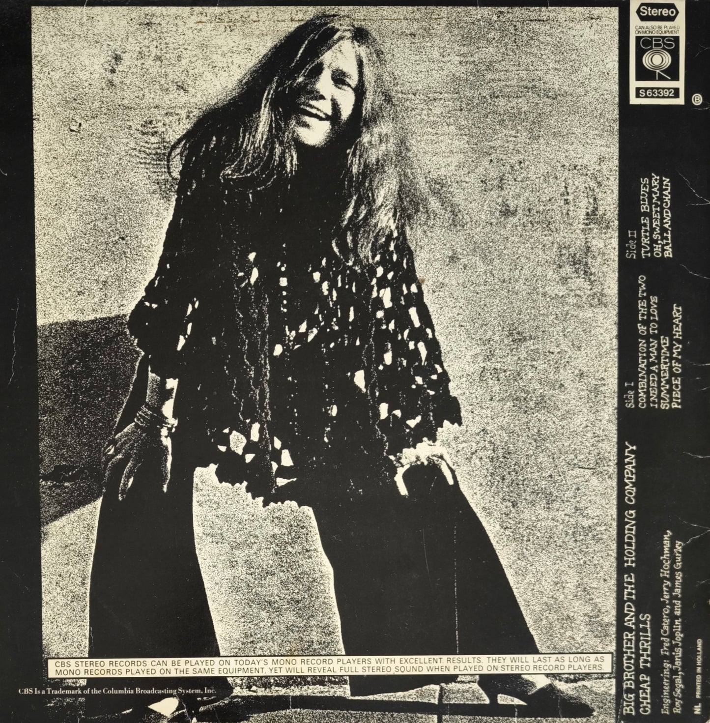BIG BROTHER & THE HOLDING COMPANY - Cheap Thrills