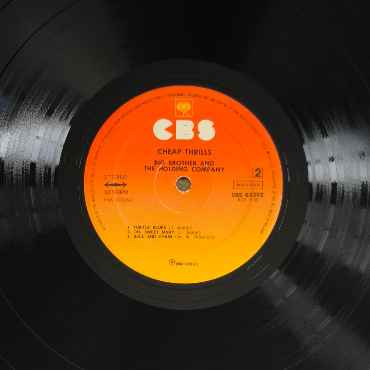 BIG BROTHER & THE HOLDING COMPANY - Cheap Thrills