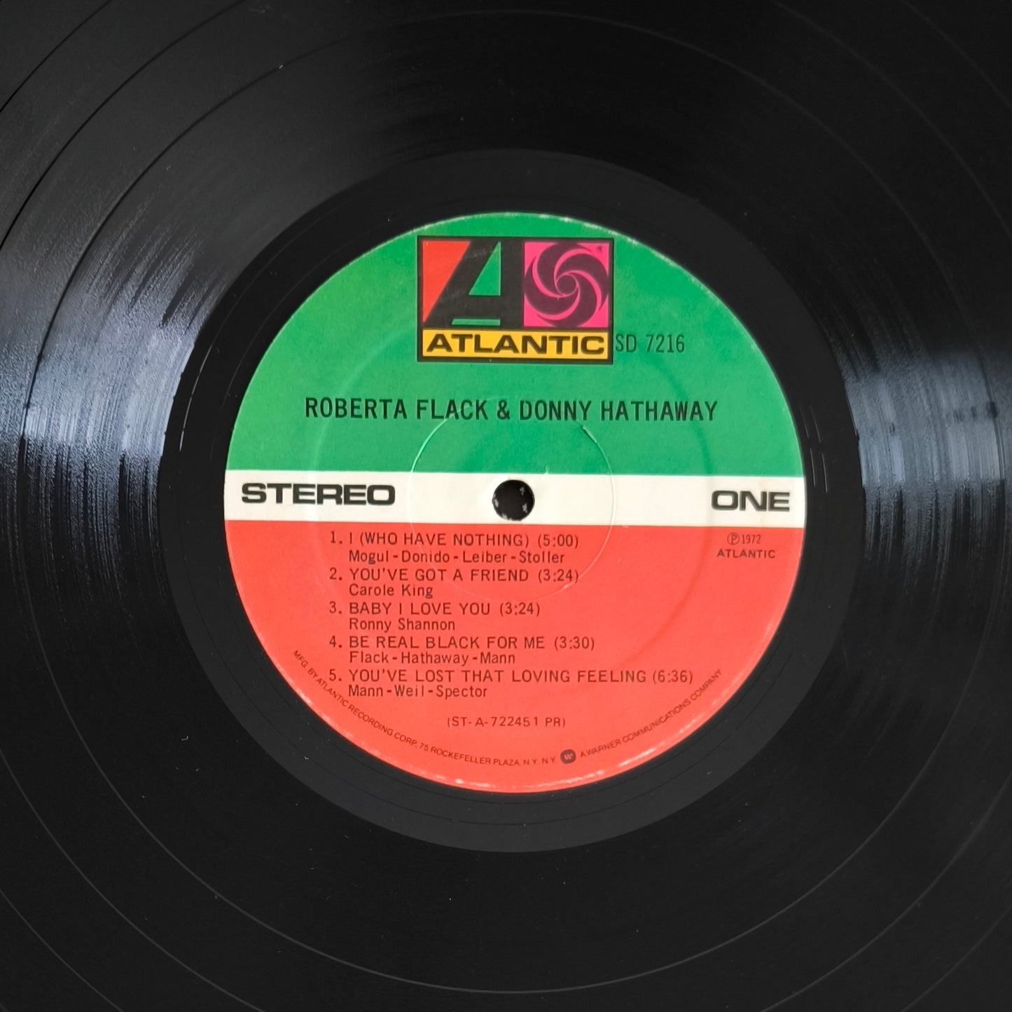 ROBERTA FLACK & DONNY HATTAWAY - Roberta Flack & Donny Hathaway (pressage US)