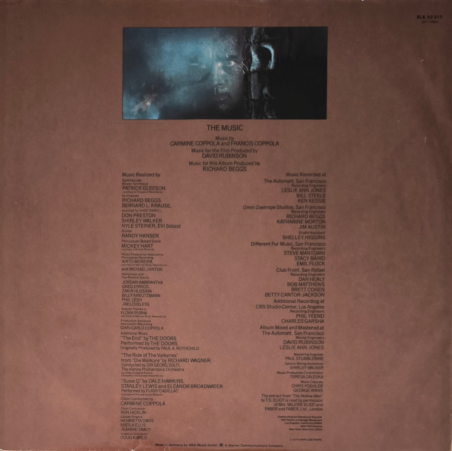 APOCALYPSE NOW - Original Motion Picture Soundtrack