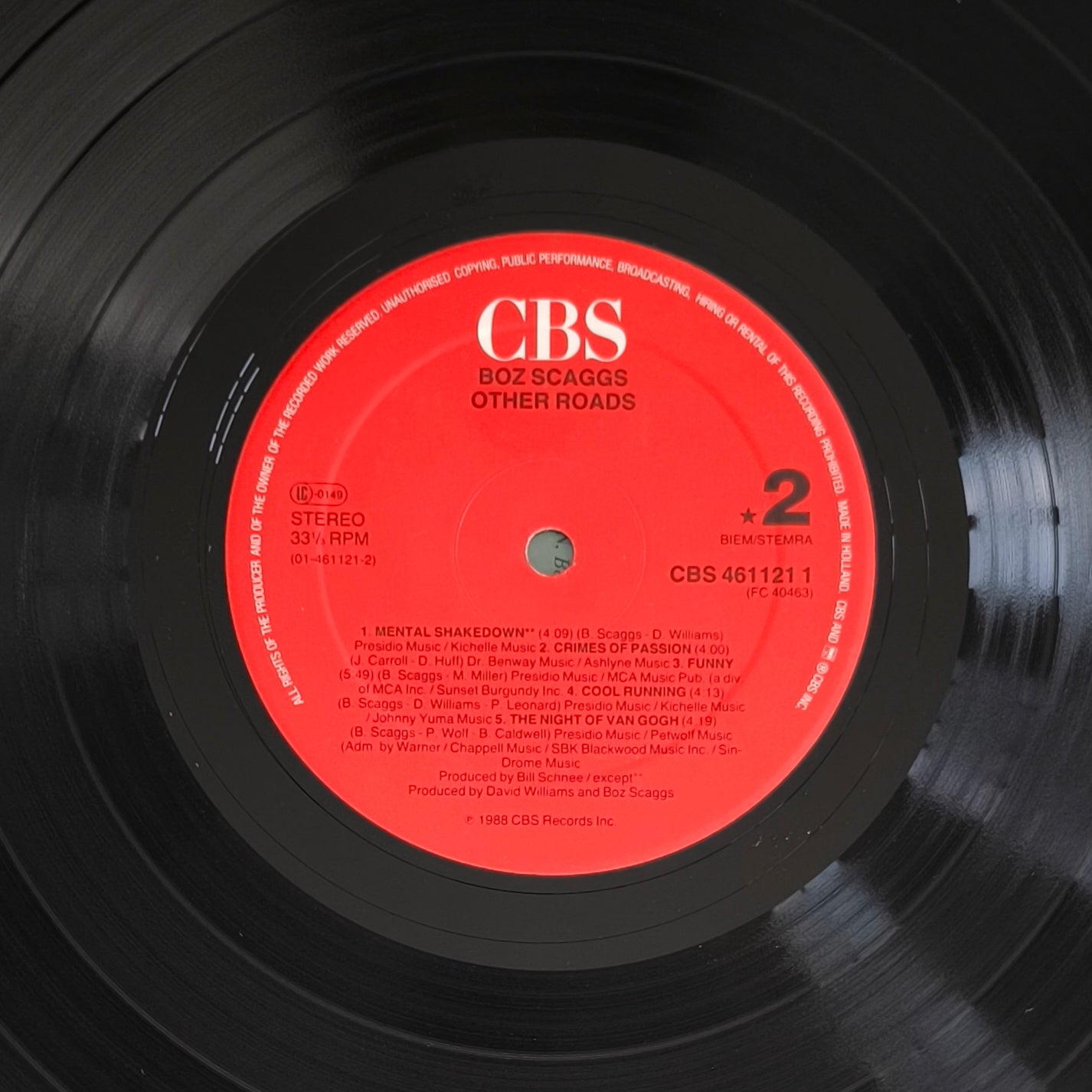 BOZ SCAGGS - Other Roads