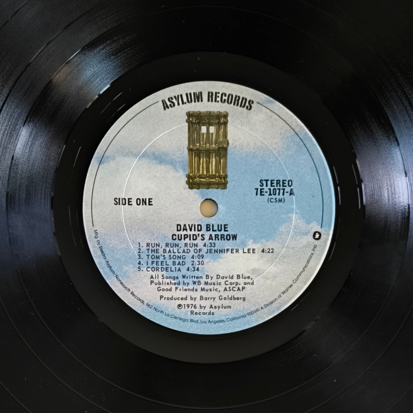 DAVID BLUE - Cupid's Arrow (pressage US)