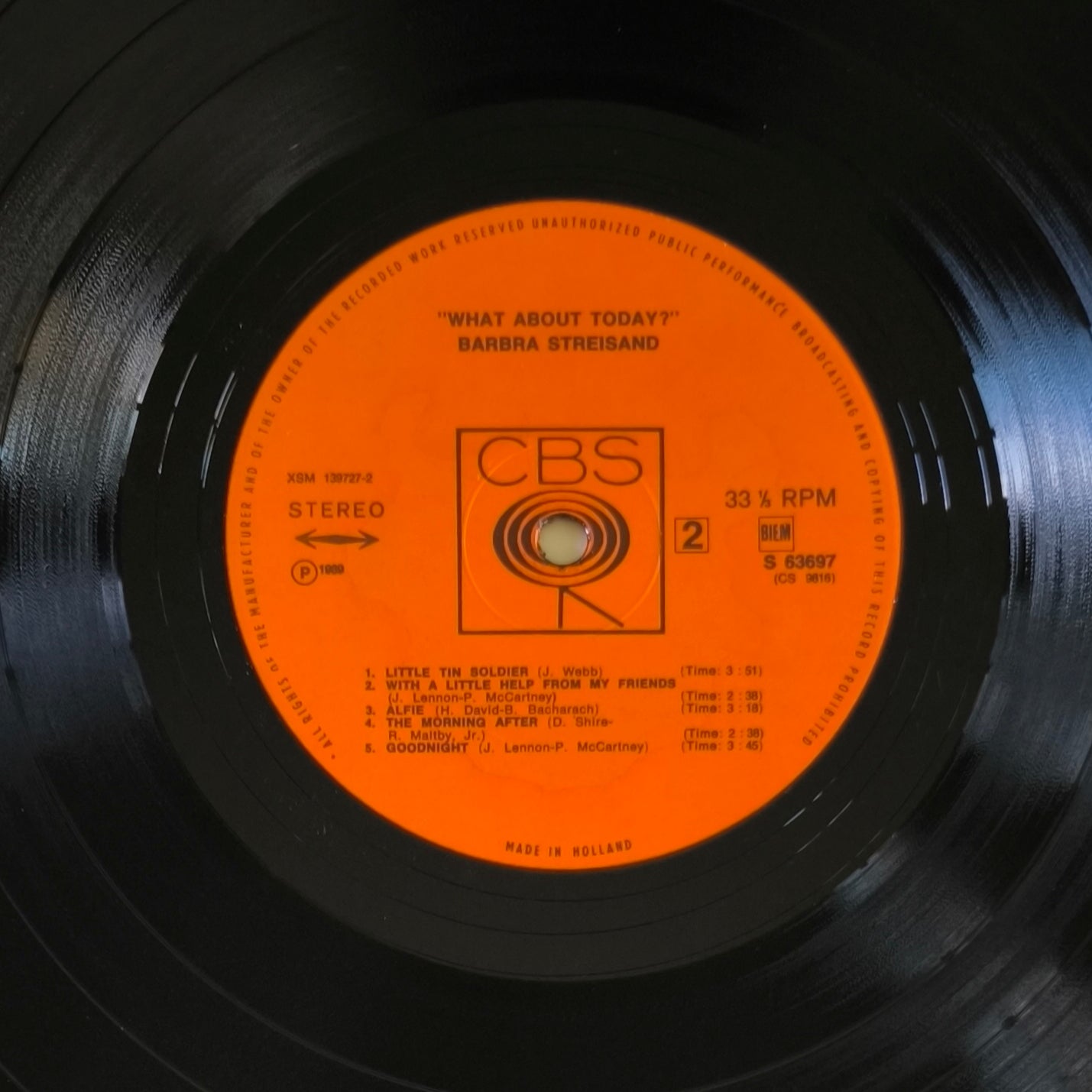 BARBRA STREISAND - What About Today?