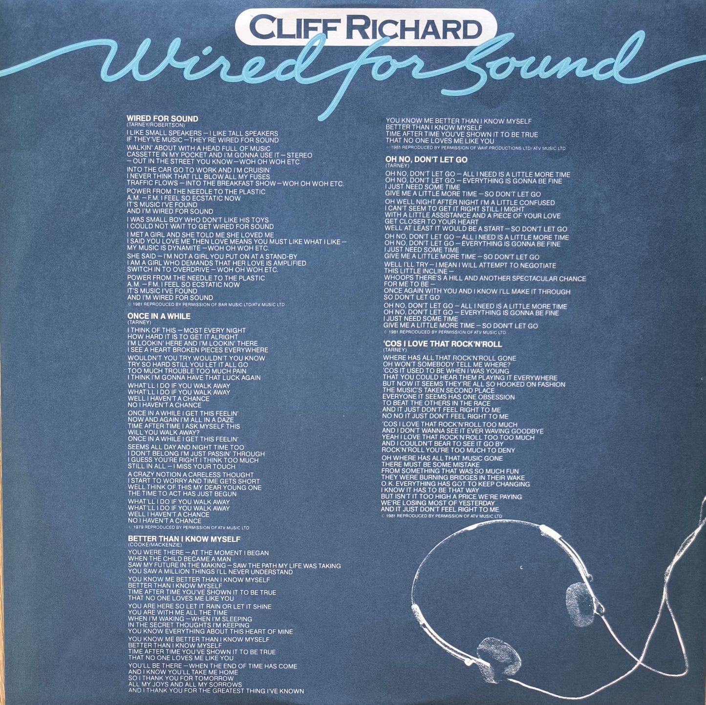 CLIFF RICHARD - Wired For Sound