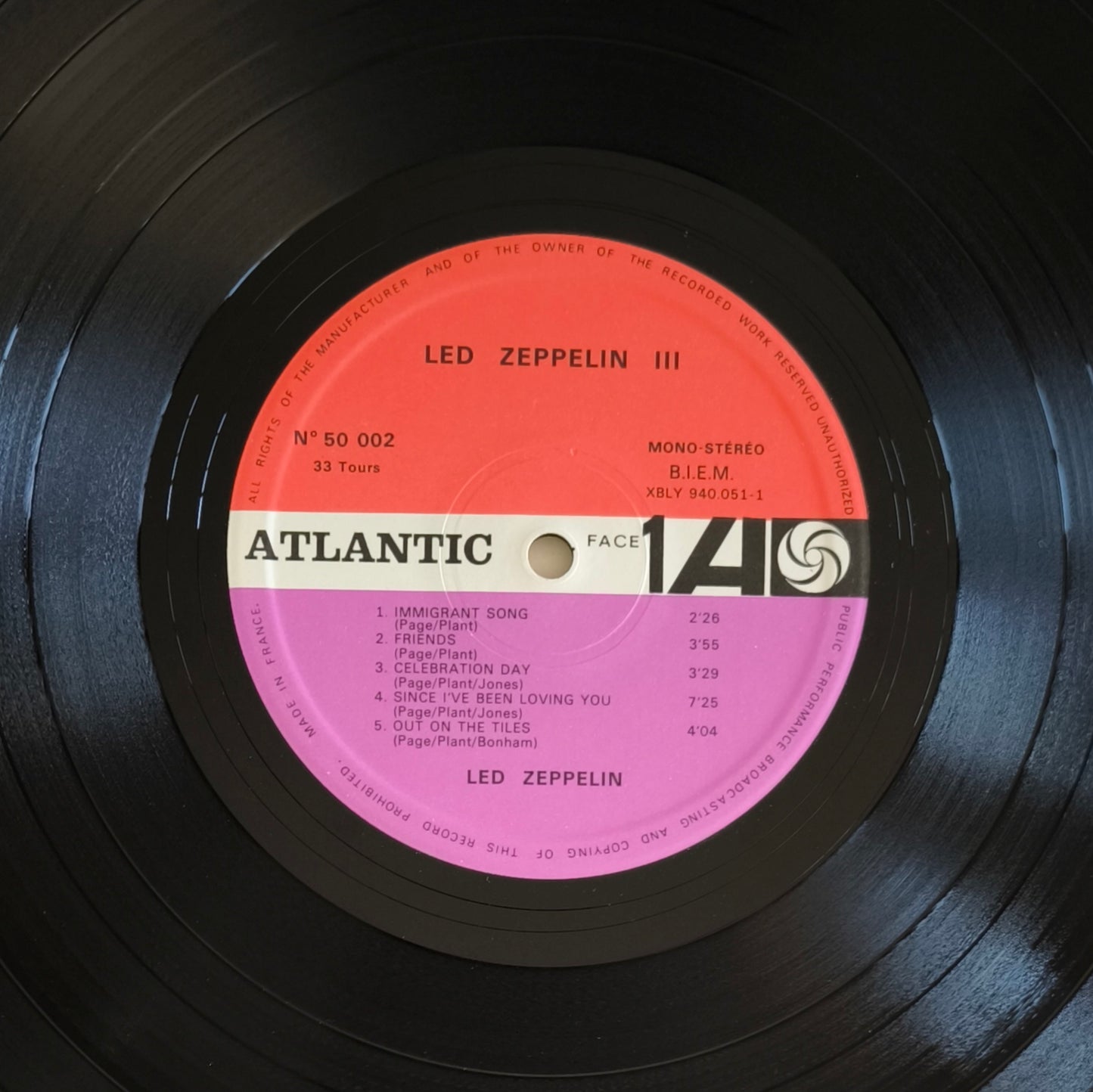 LED ZEPPELIN - Led Zeppelin III