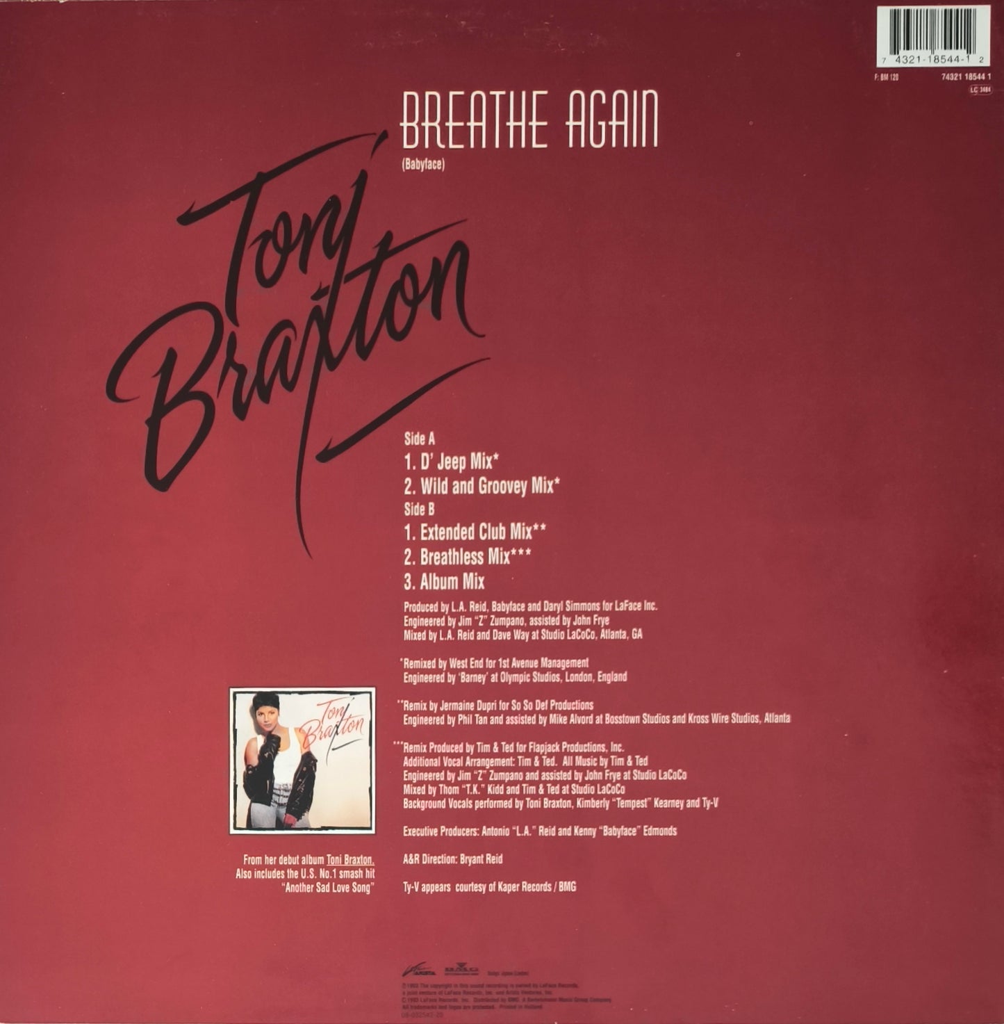 TONI BRAXTON - Breathe Again