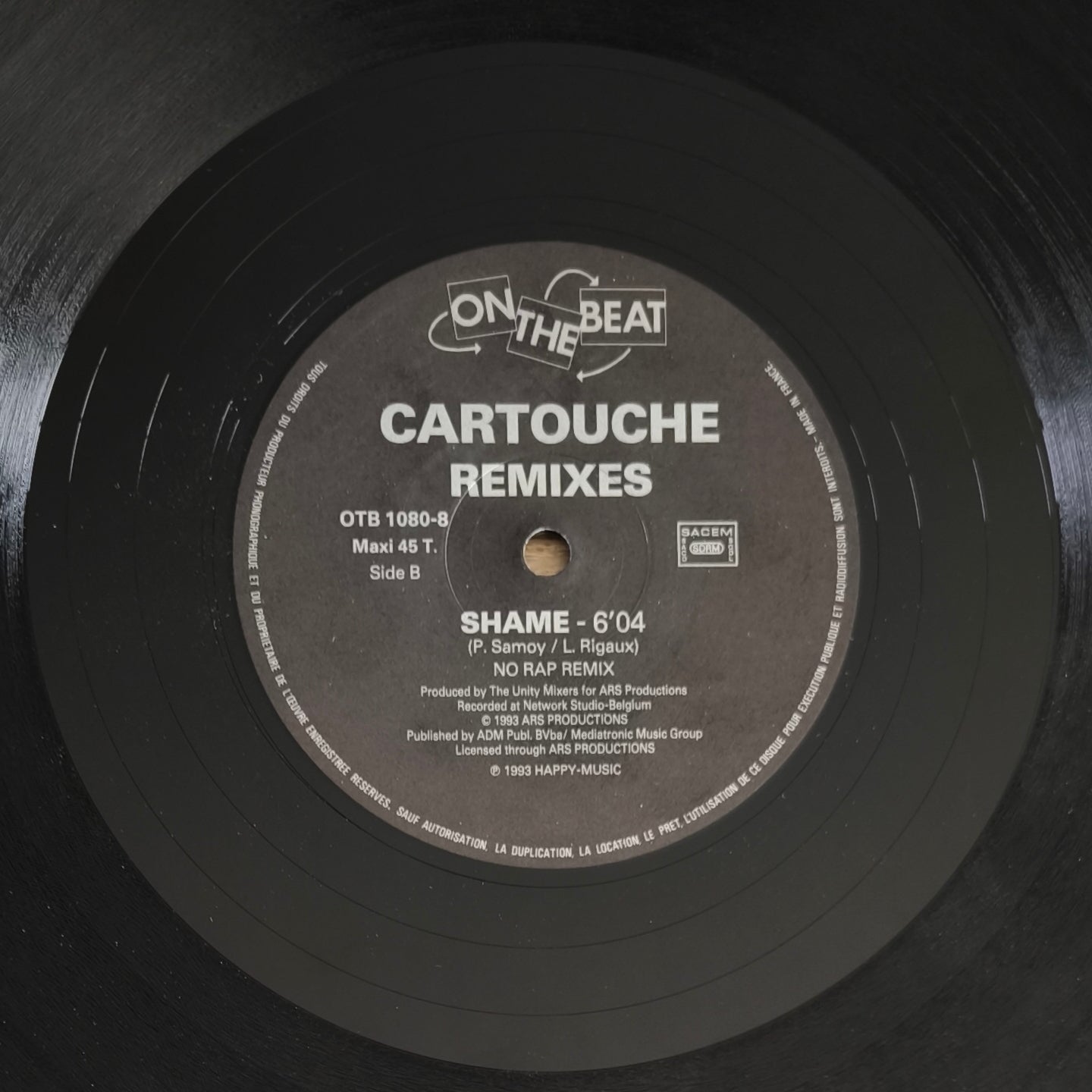 CARTOUCHE - Shame (Remixes)