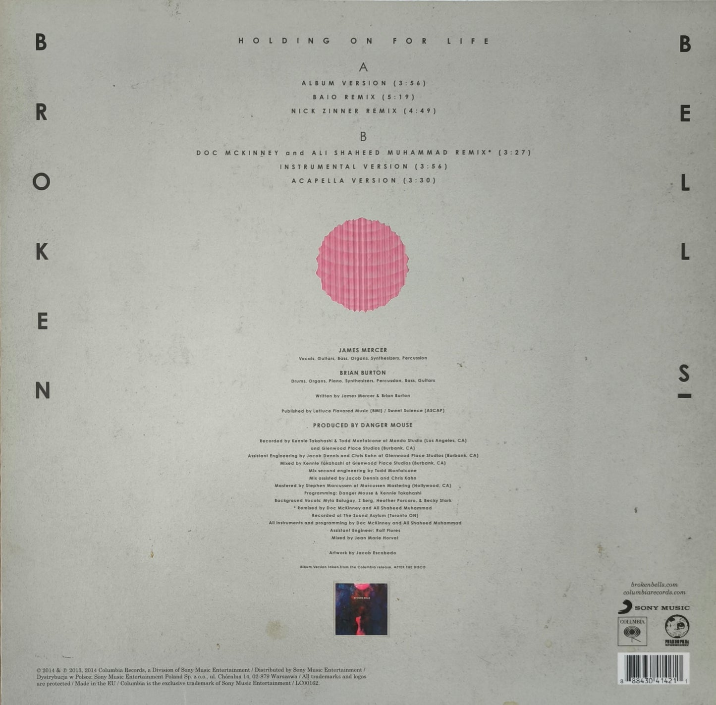 BROKEN BELLS - Holding On For Life