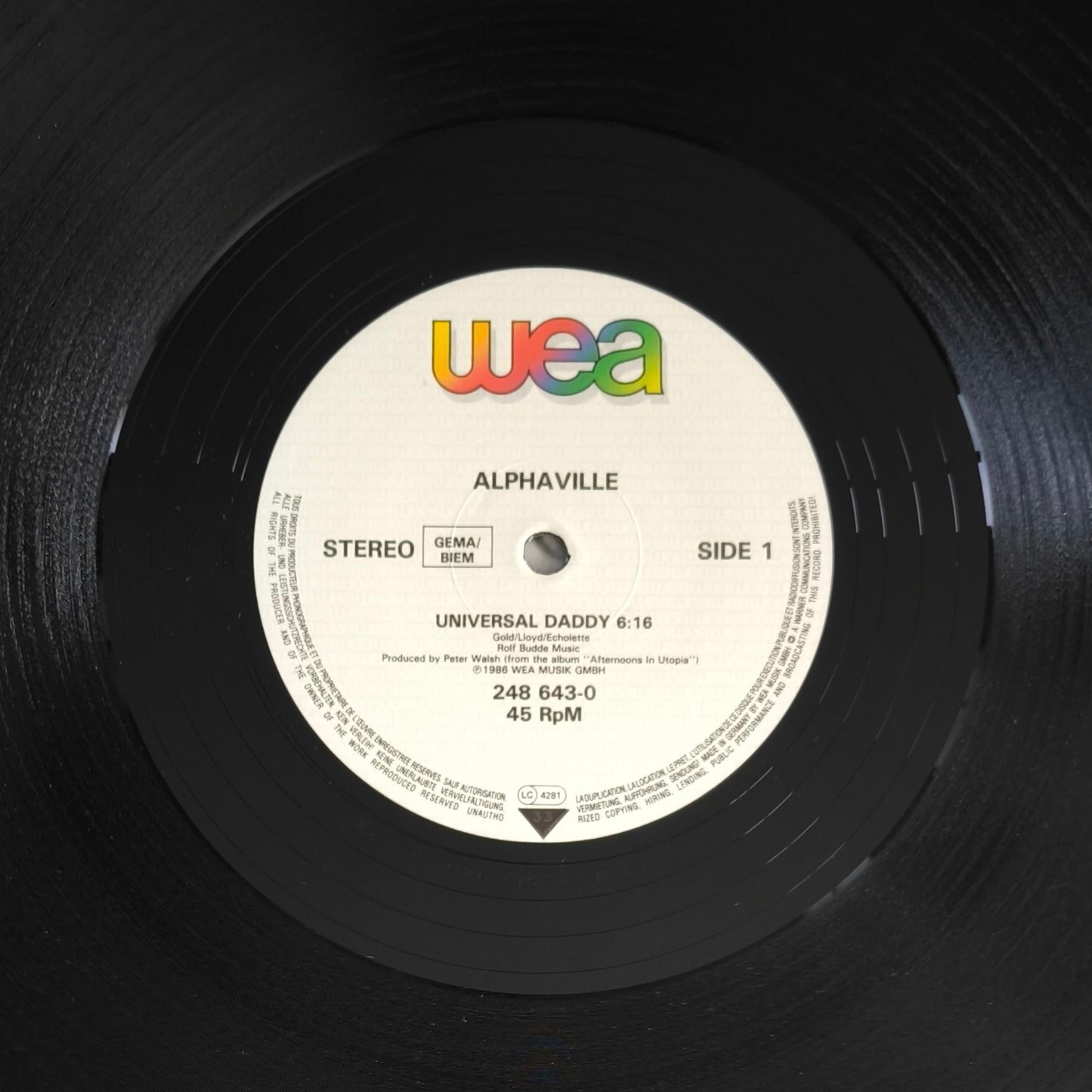 ALPHAVILLE - Universal Daddy (Aquarian Dance Mix)