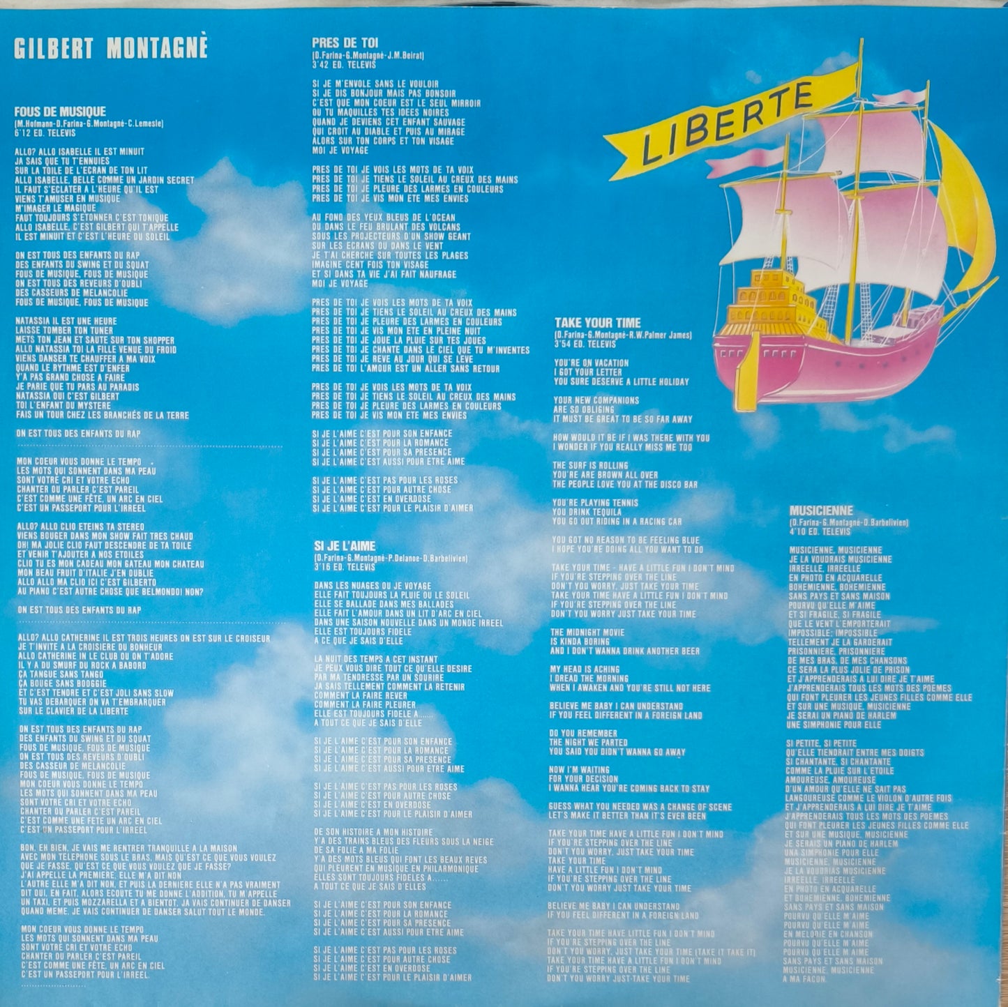 GILBERT MONTAGNE - Liberté