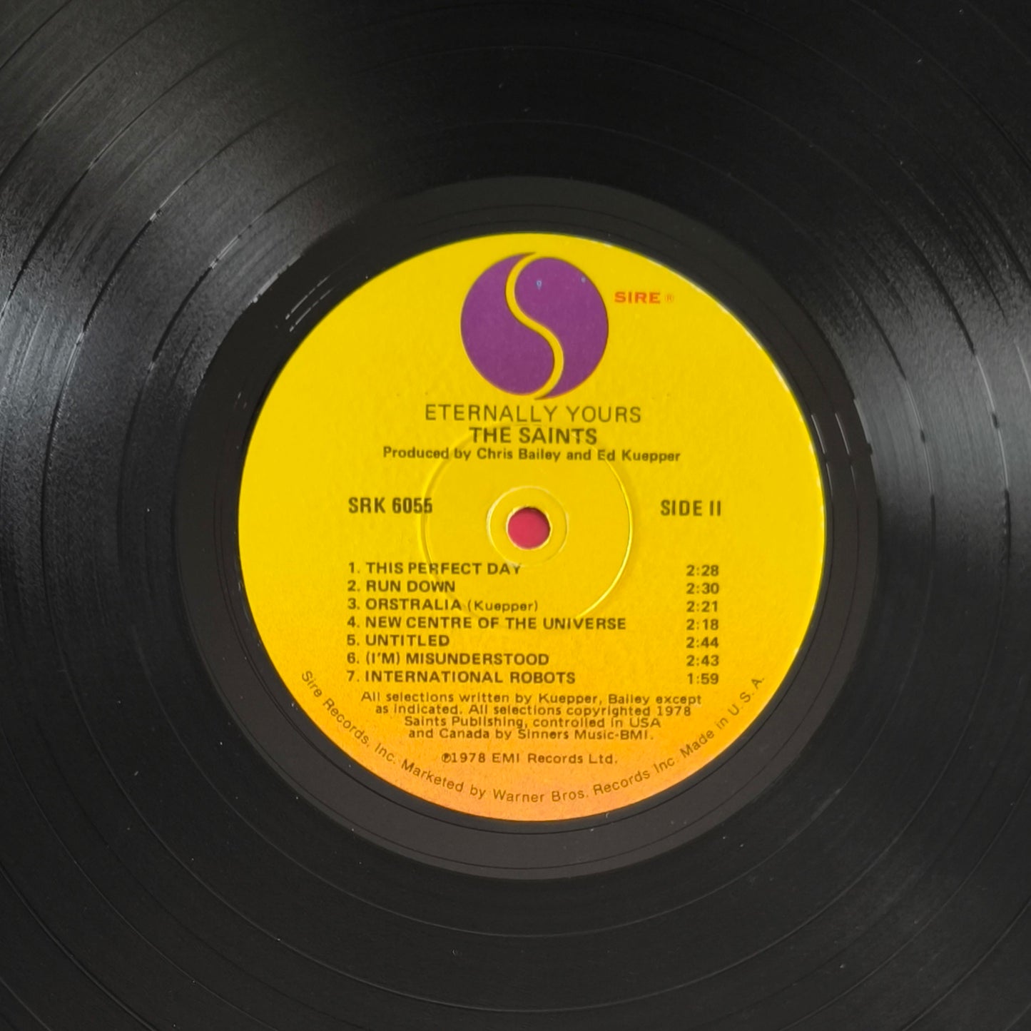THE SAINTS - Eternally Yours (pressage US)