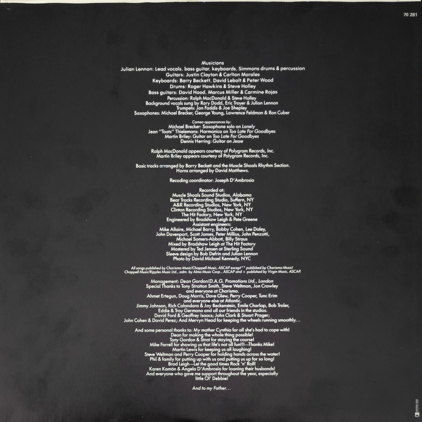 JULIAN LENNON - Valotte