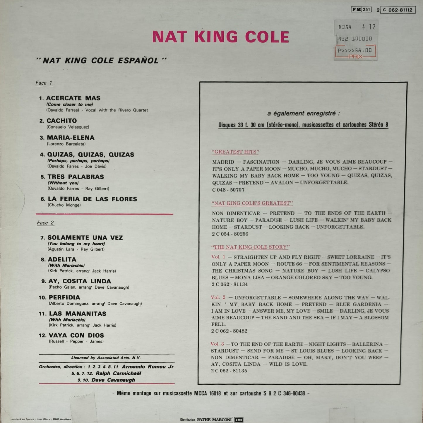 NAT KING COLE - Nat King Cole Español