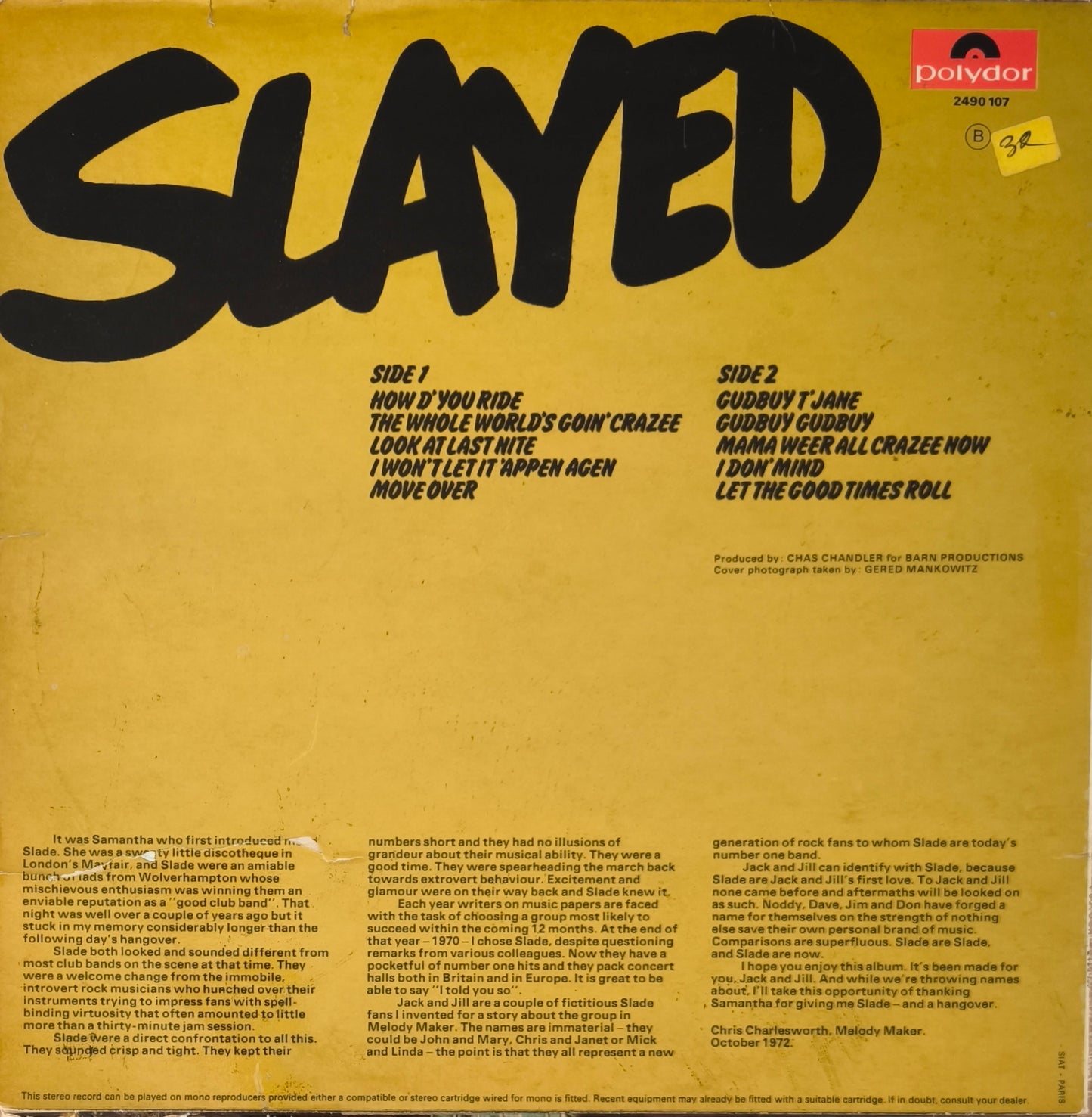 SLADE - Slayed ?