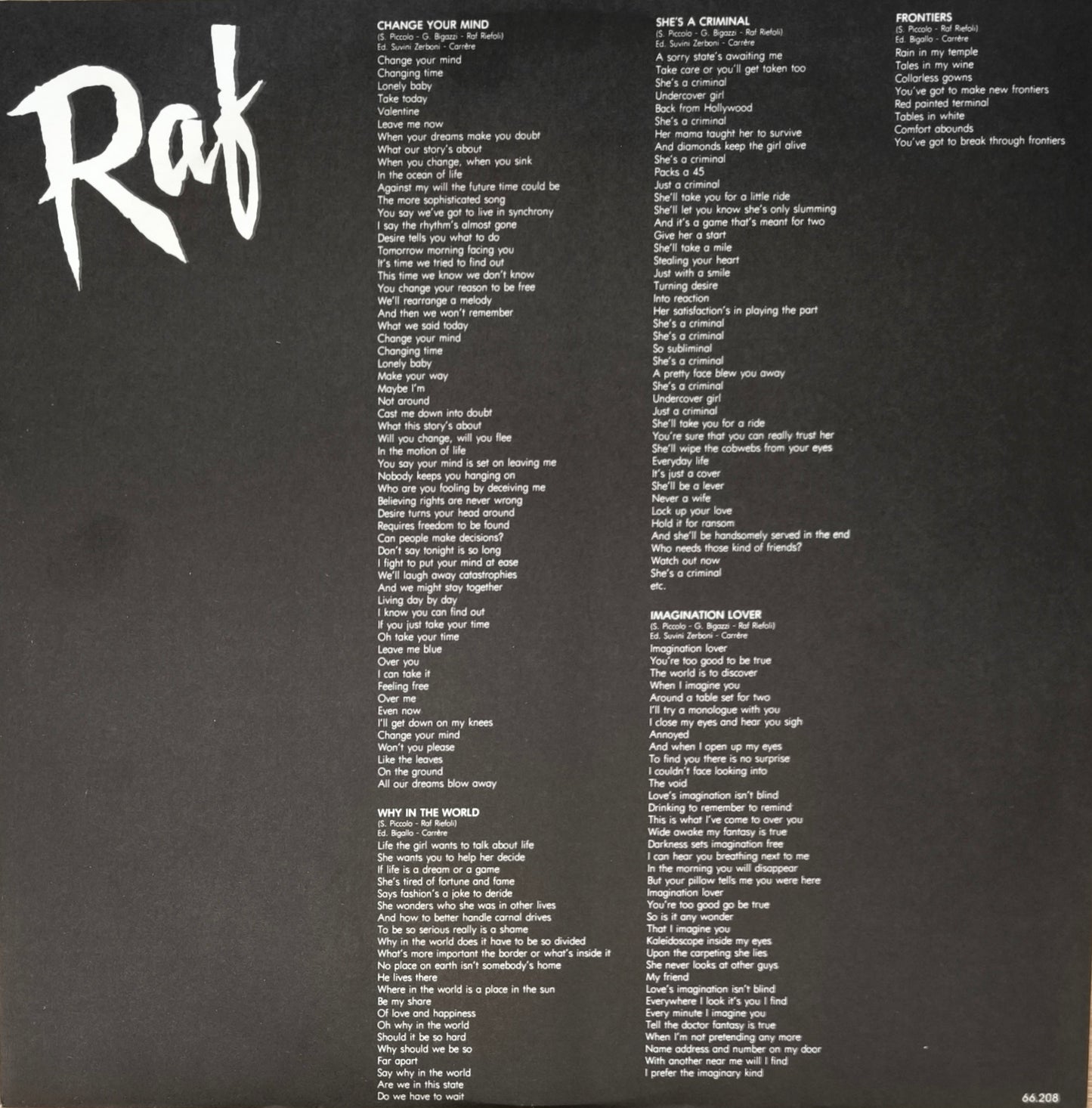 RAF - Change Your Mind