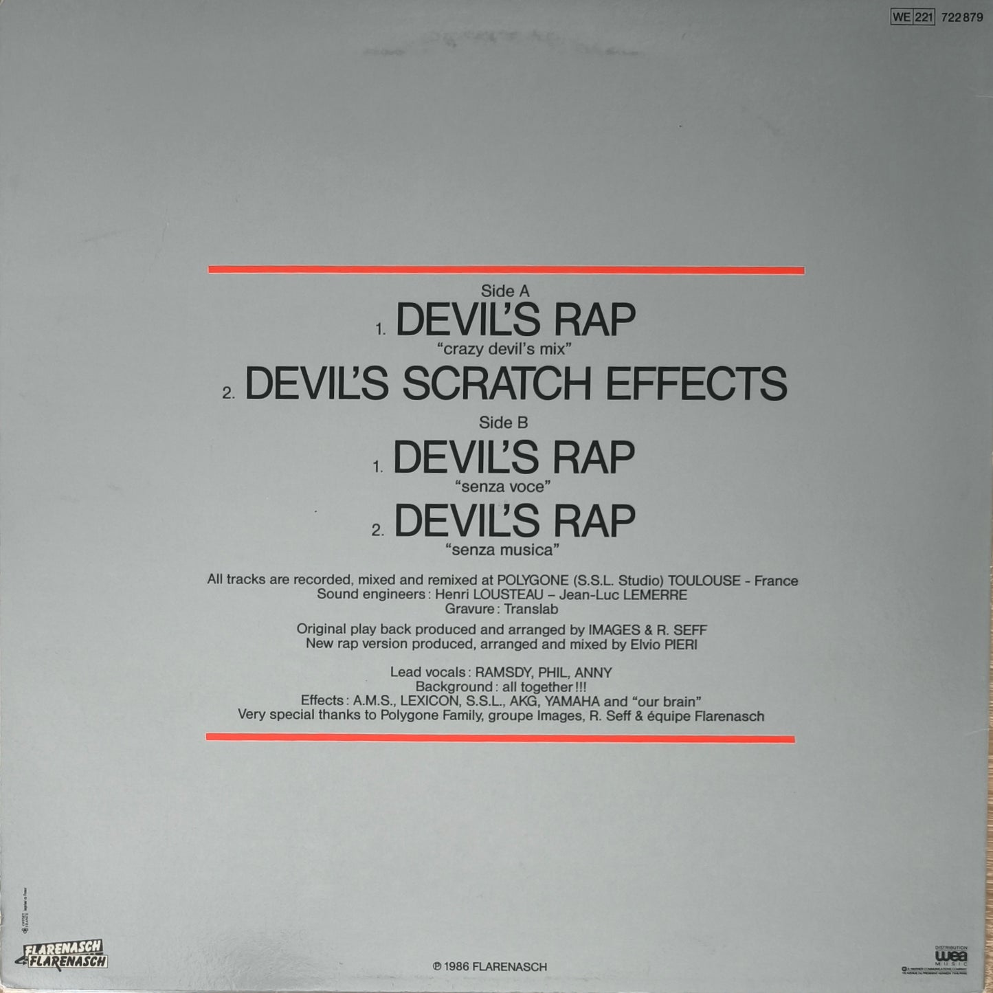 RAMSDY JAY AND GANG - Devil's Rap (Version Rap Des Démons De Minuit)